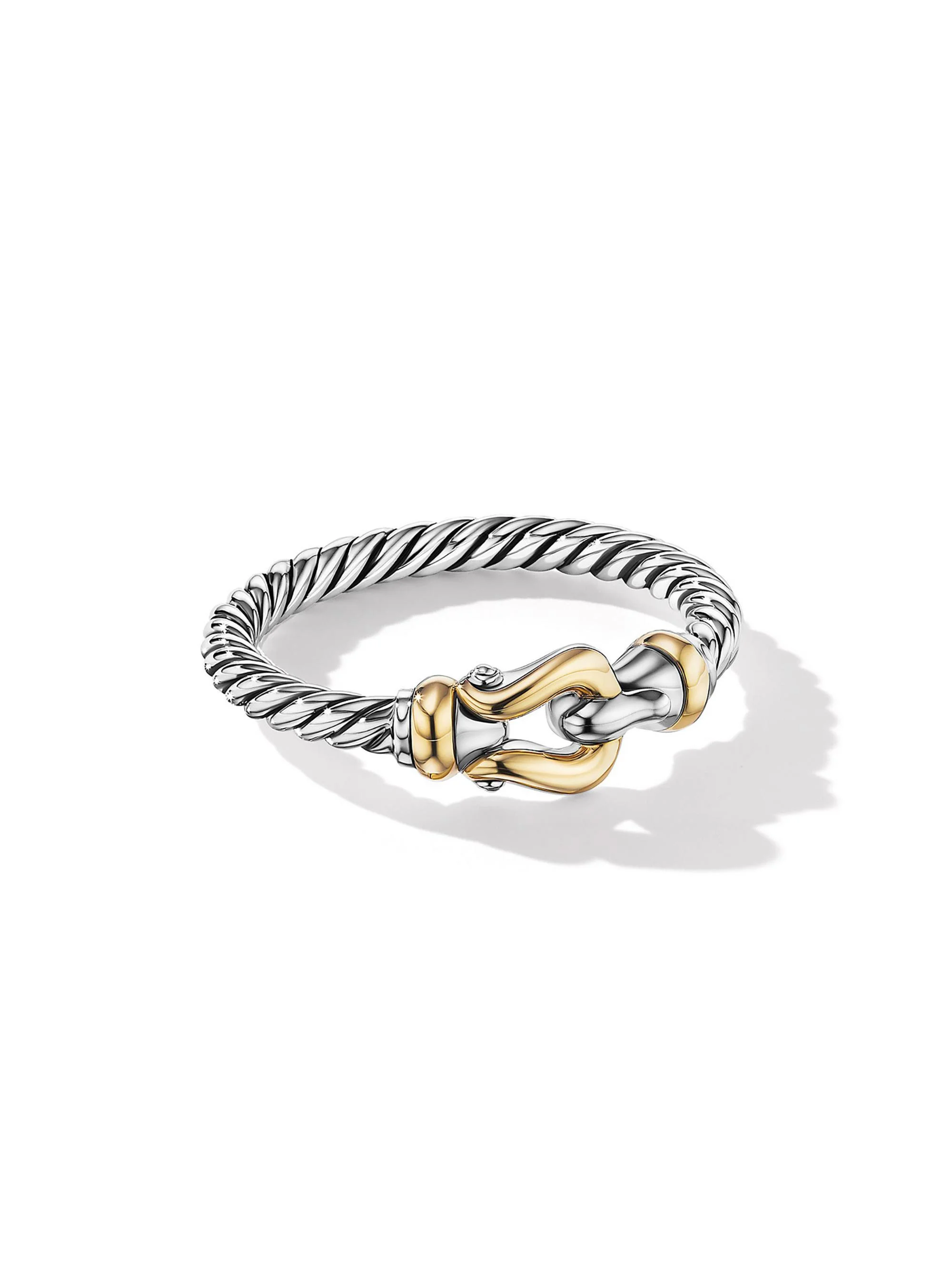 Women's Petite Buckle Ring in Sterling Silver - Silver - 1