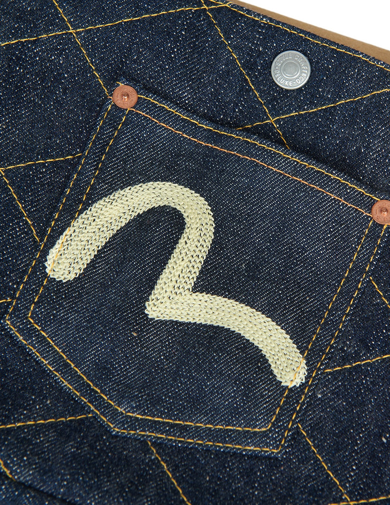 SEAGULL POCKET  QUILTING-STITCHED TWO-WAY SMALL DENIM TOTE BAG 3