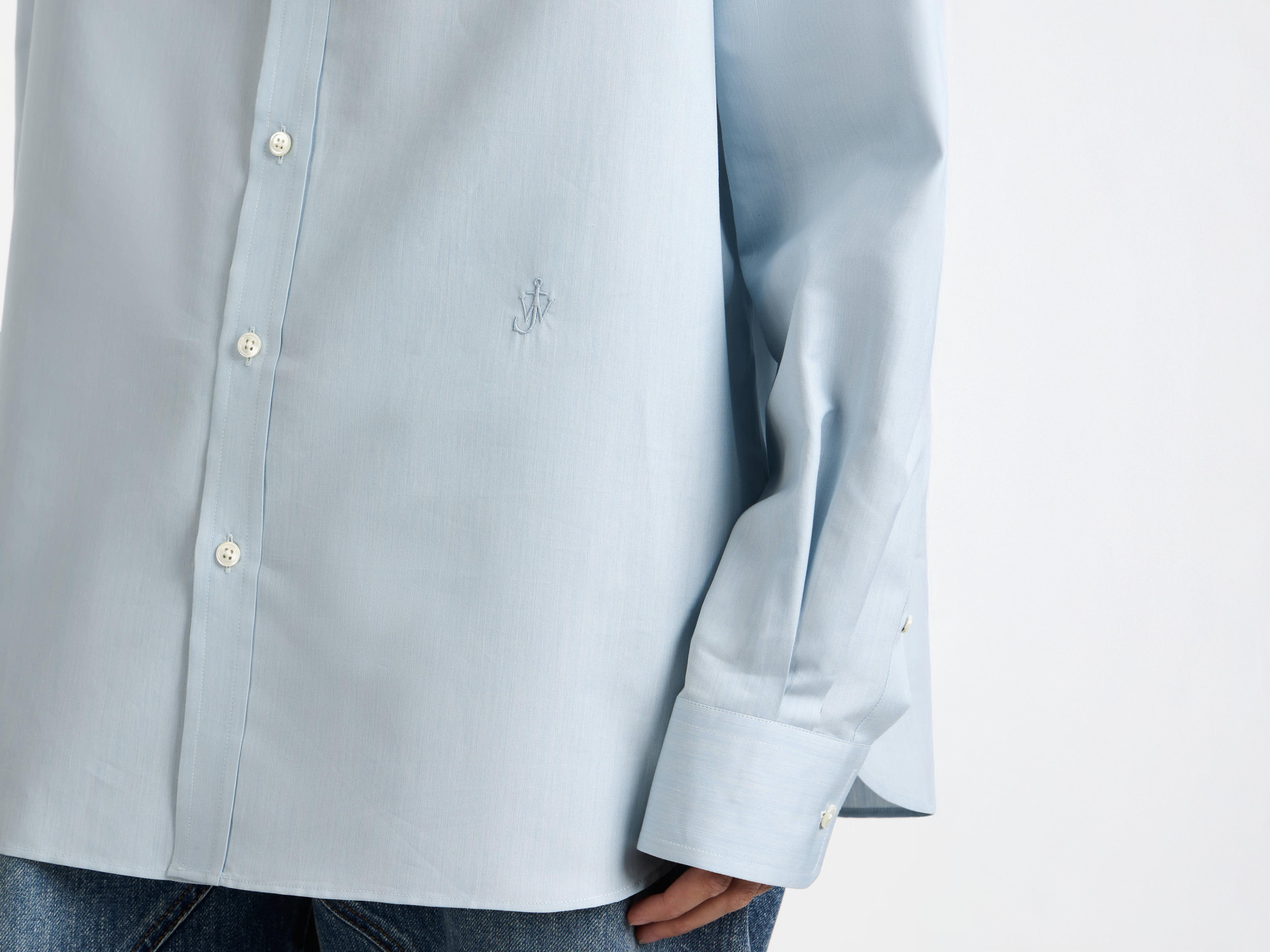 CLASSIC DRESS SHIRT IN POWDER BLUE - 6