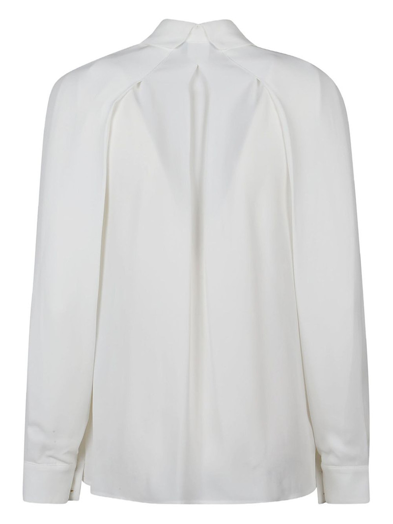 ELISABETTA FRANCHI georgette collared shirt outlook