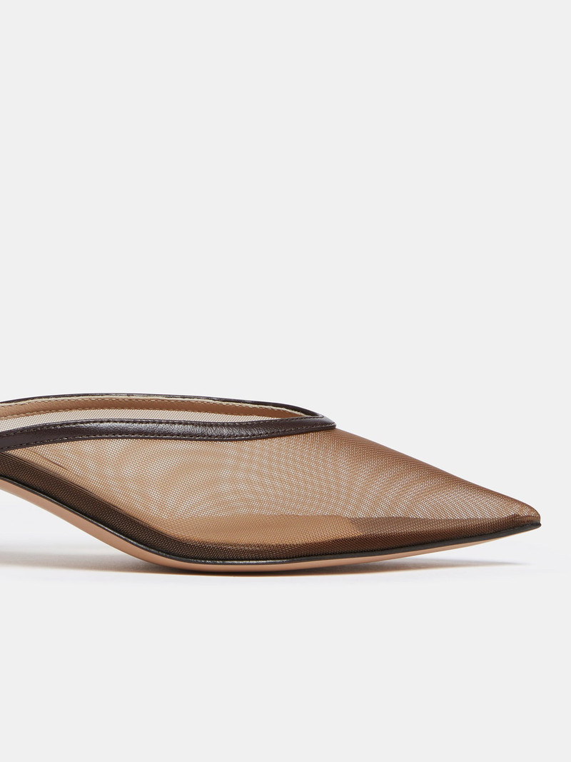 Venetian Kitten Mule / Brown Mesh 3
