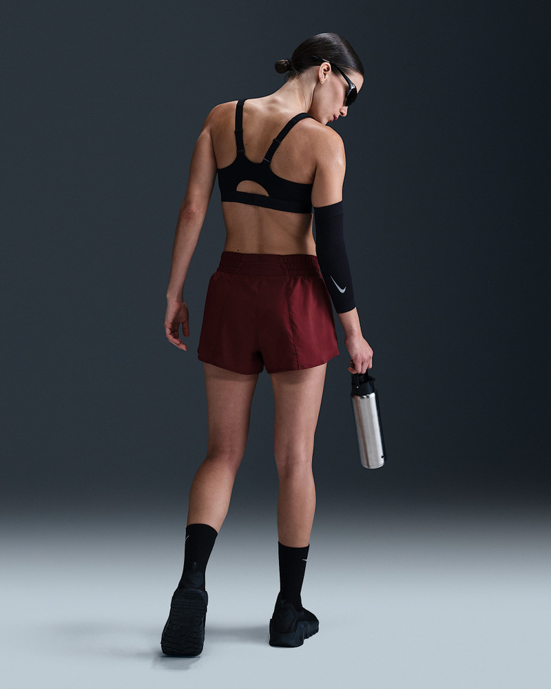 Nike One Women's Dri-FIT Mid-Rise 3" Brief-Lined Shorts 4