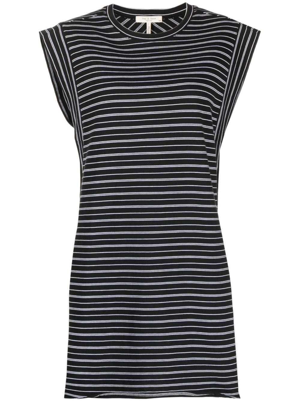 stripe-print organic-cotton dress - 1