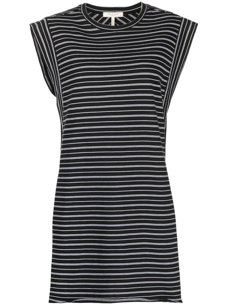 stripe-print organic-cotton dress 1