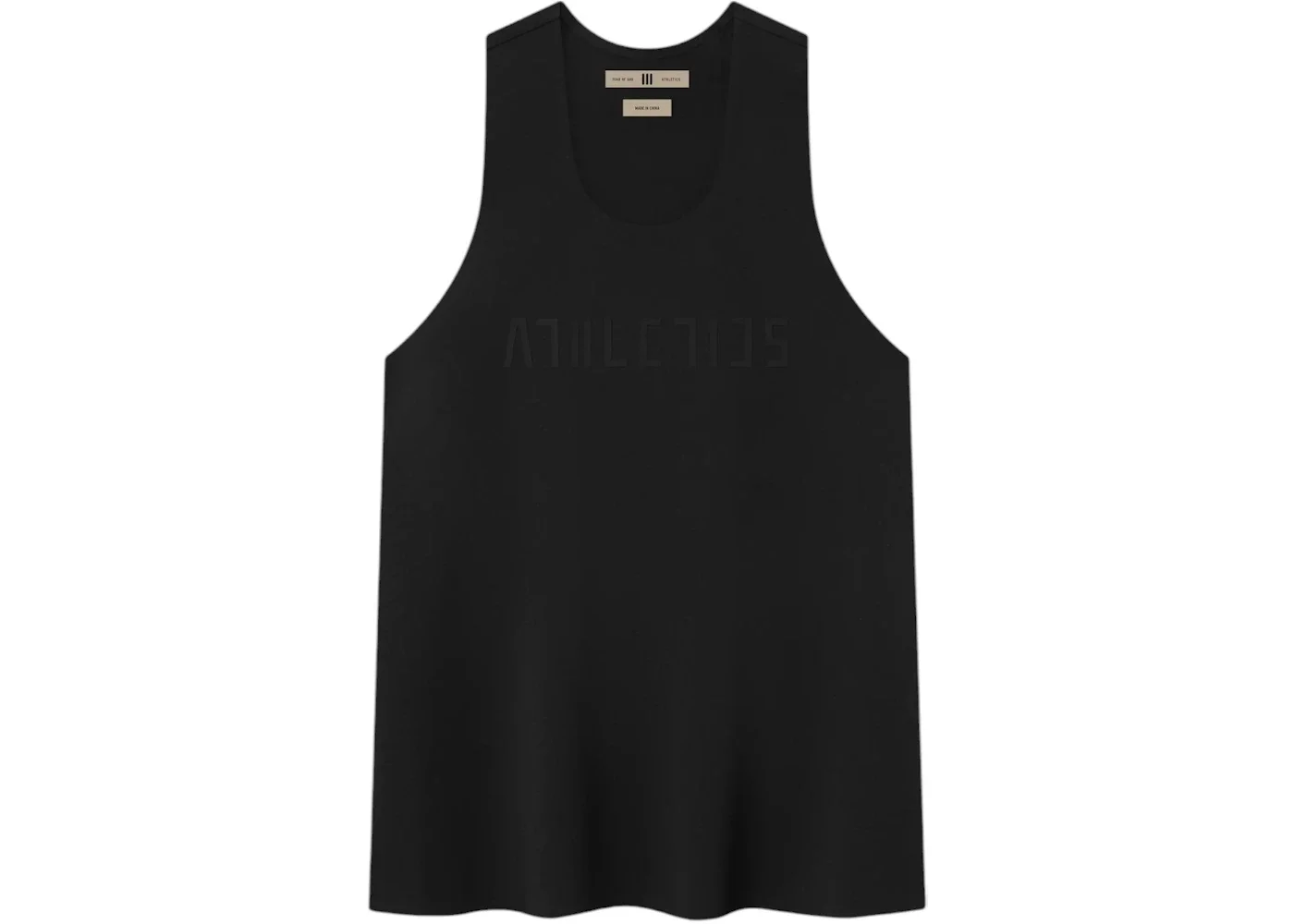 Fear of God Athletics Performance Jersey Tank Black - 1