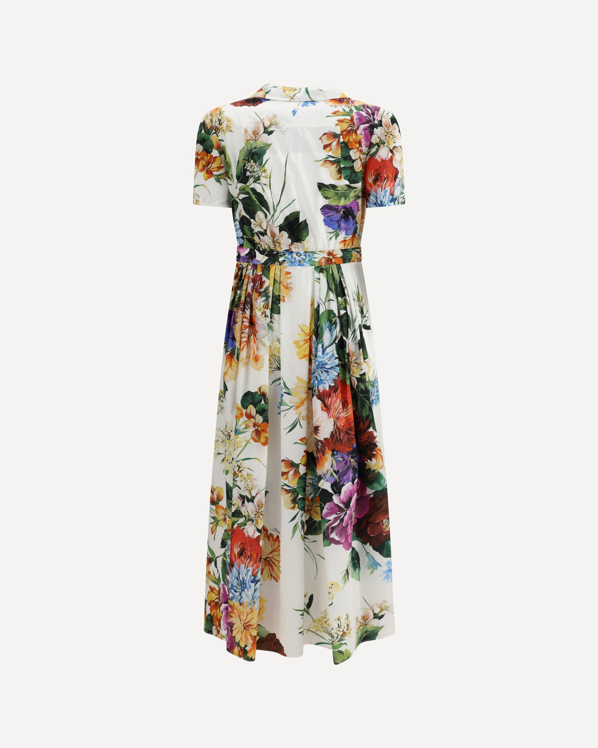 Flower bouquet print chemisier Dress - 2