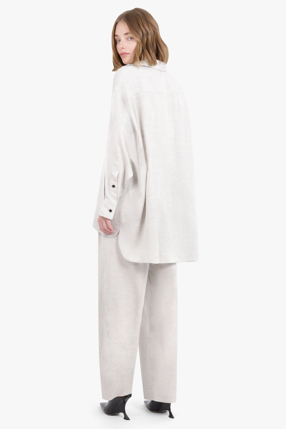 LA CHEMISE POCHE | LIGHT GREY - 4