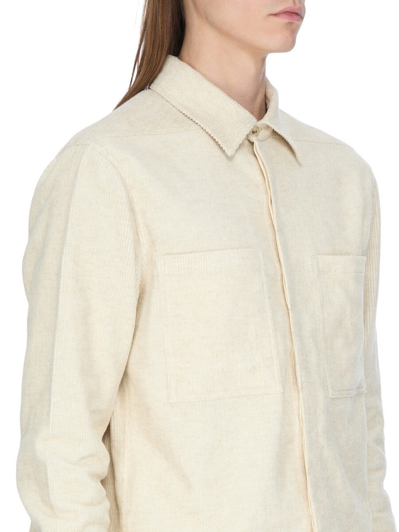Cotton and Linen-Blend Corduroy Shirt 4
