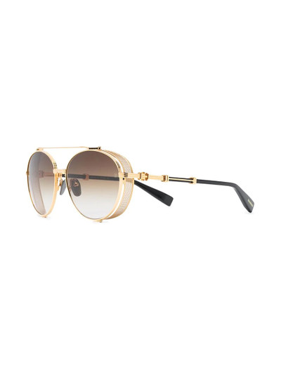 Balmain round tinted sunglasses outlook