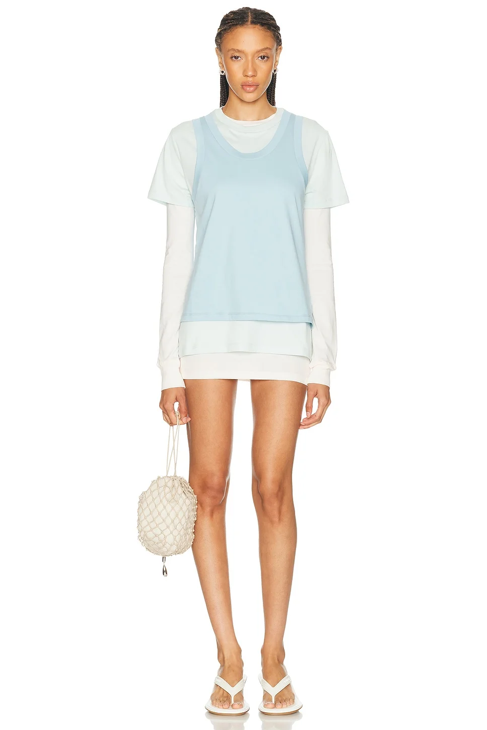 Layered Tee Mini Dress - 1