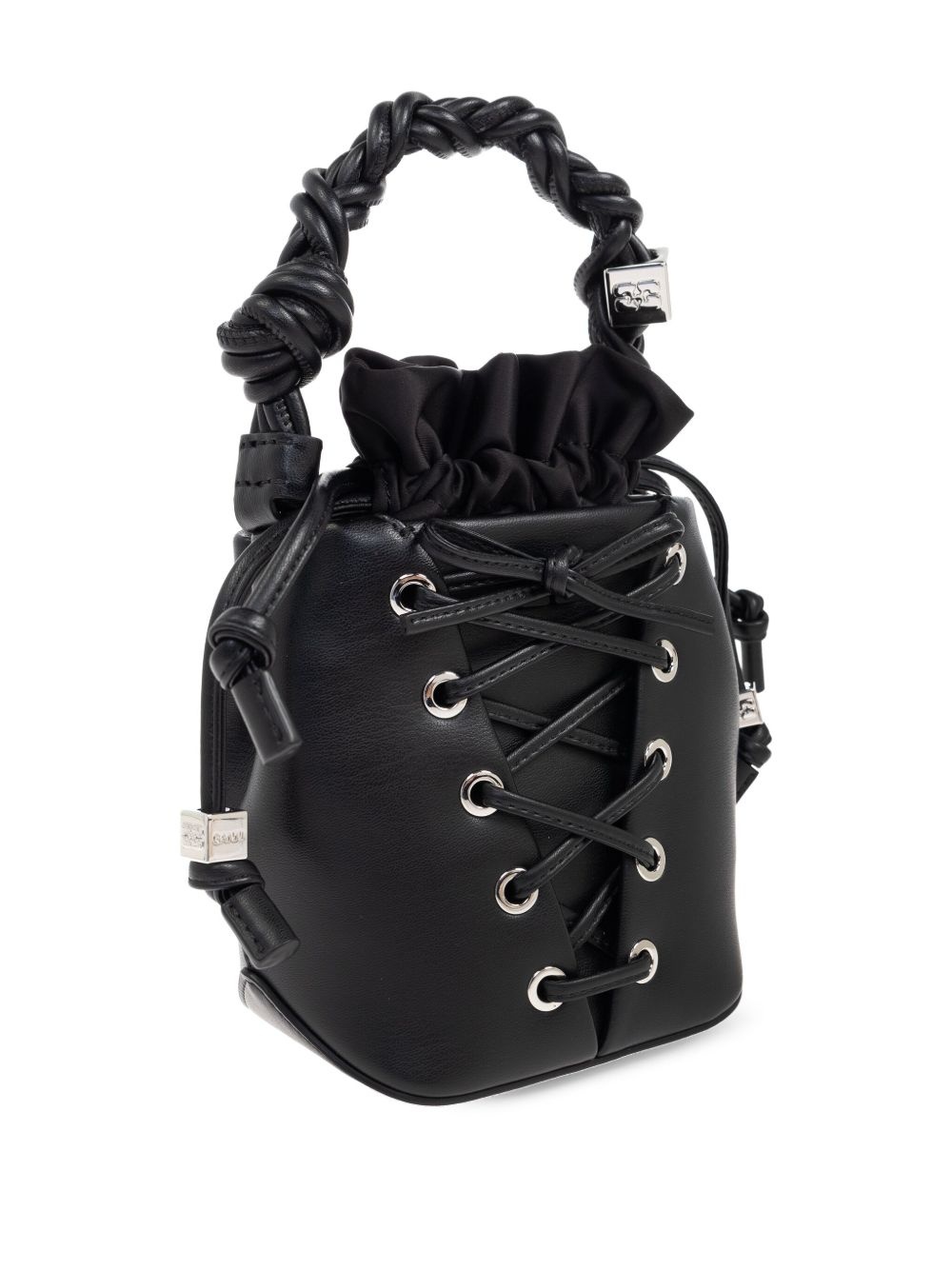 recycled-leather tote bag - 4