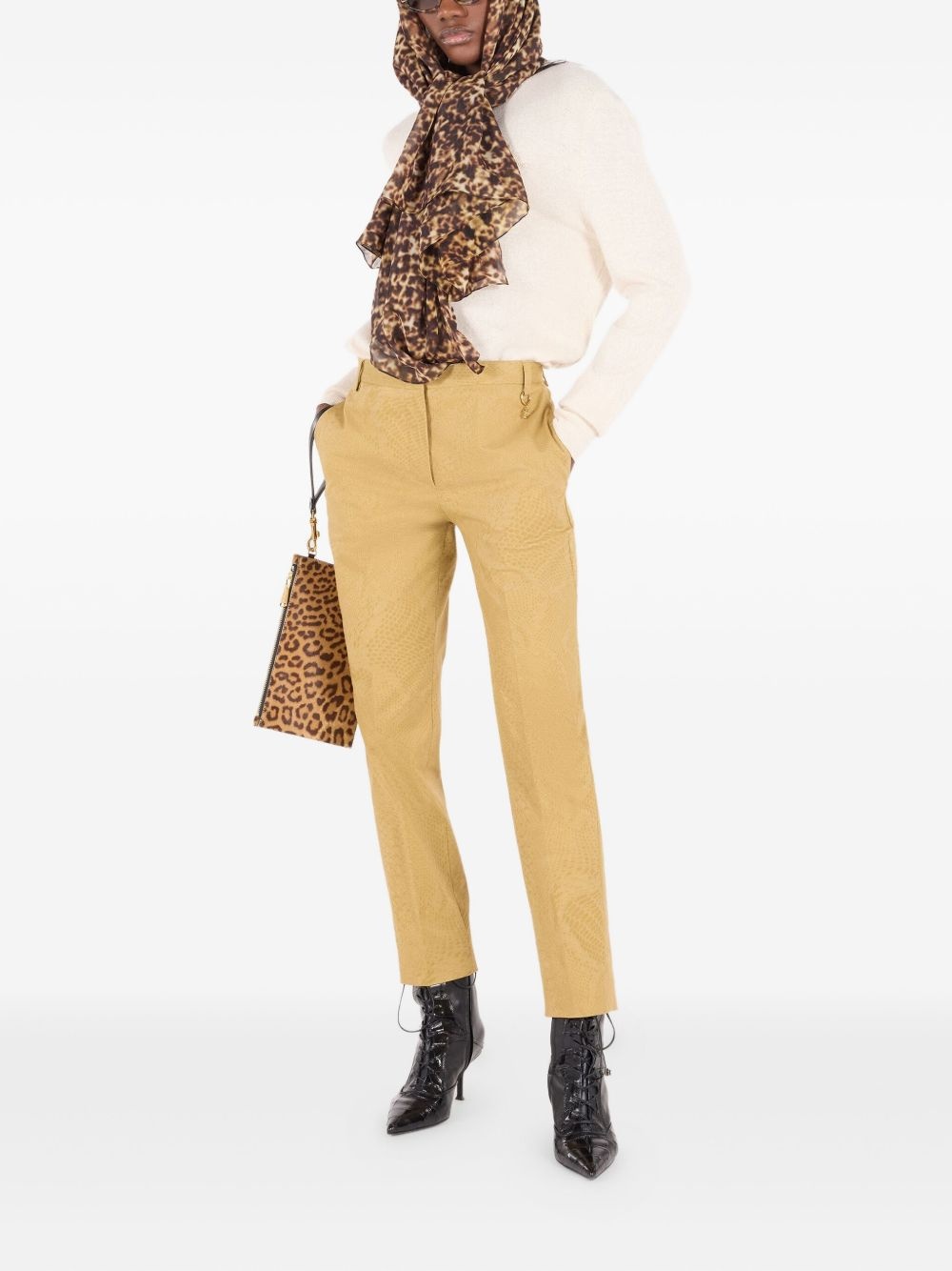 python-print trousers - 2