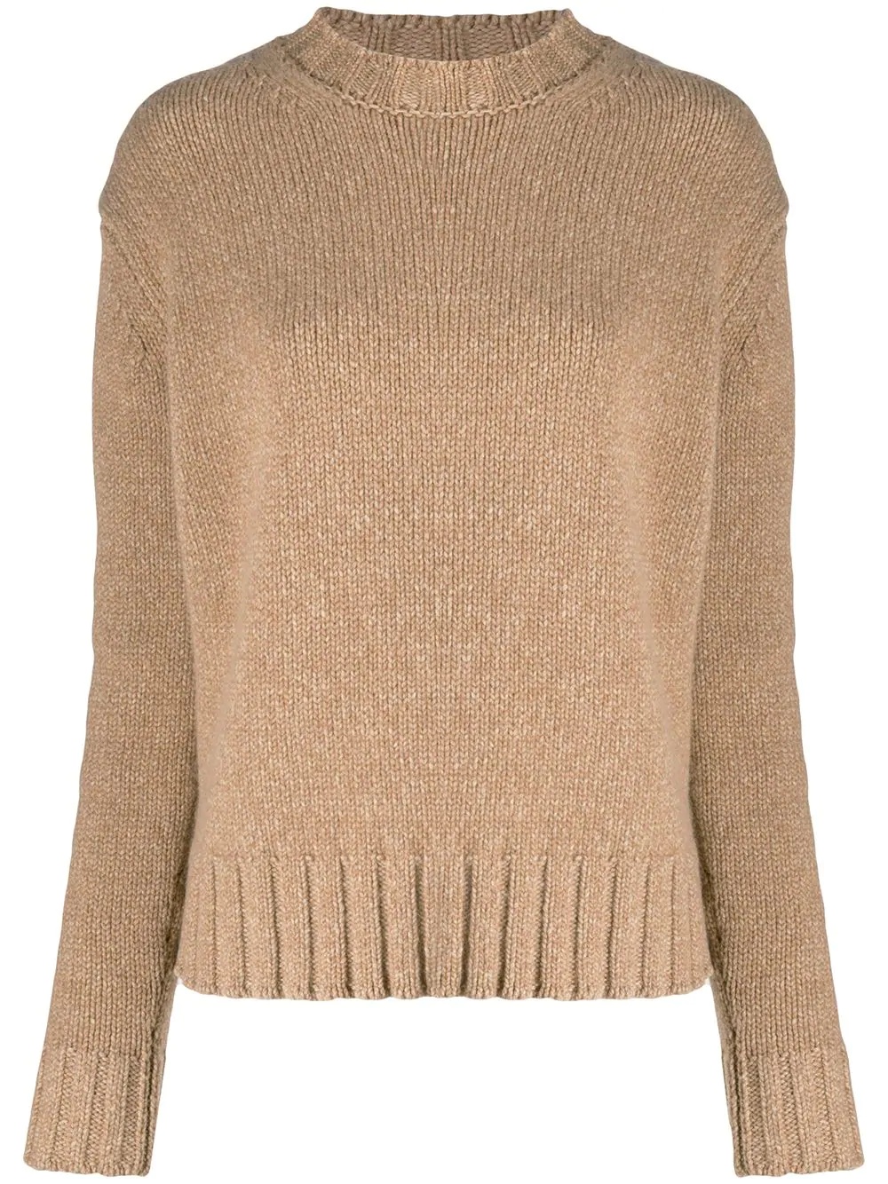 chunky-knit wool jumper - 1