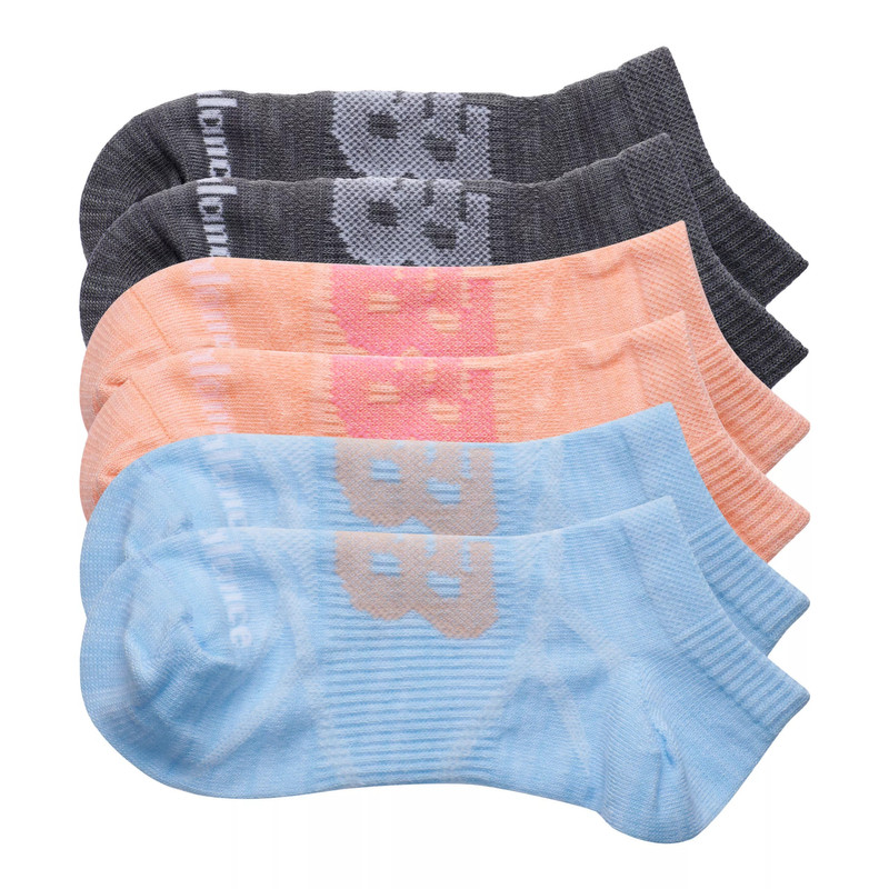 New Balance Kids Flat Knit No Show Socks 6 Pack outlook