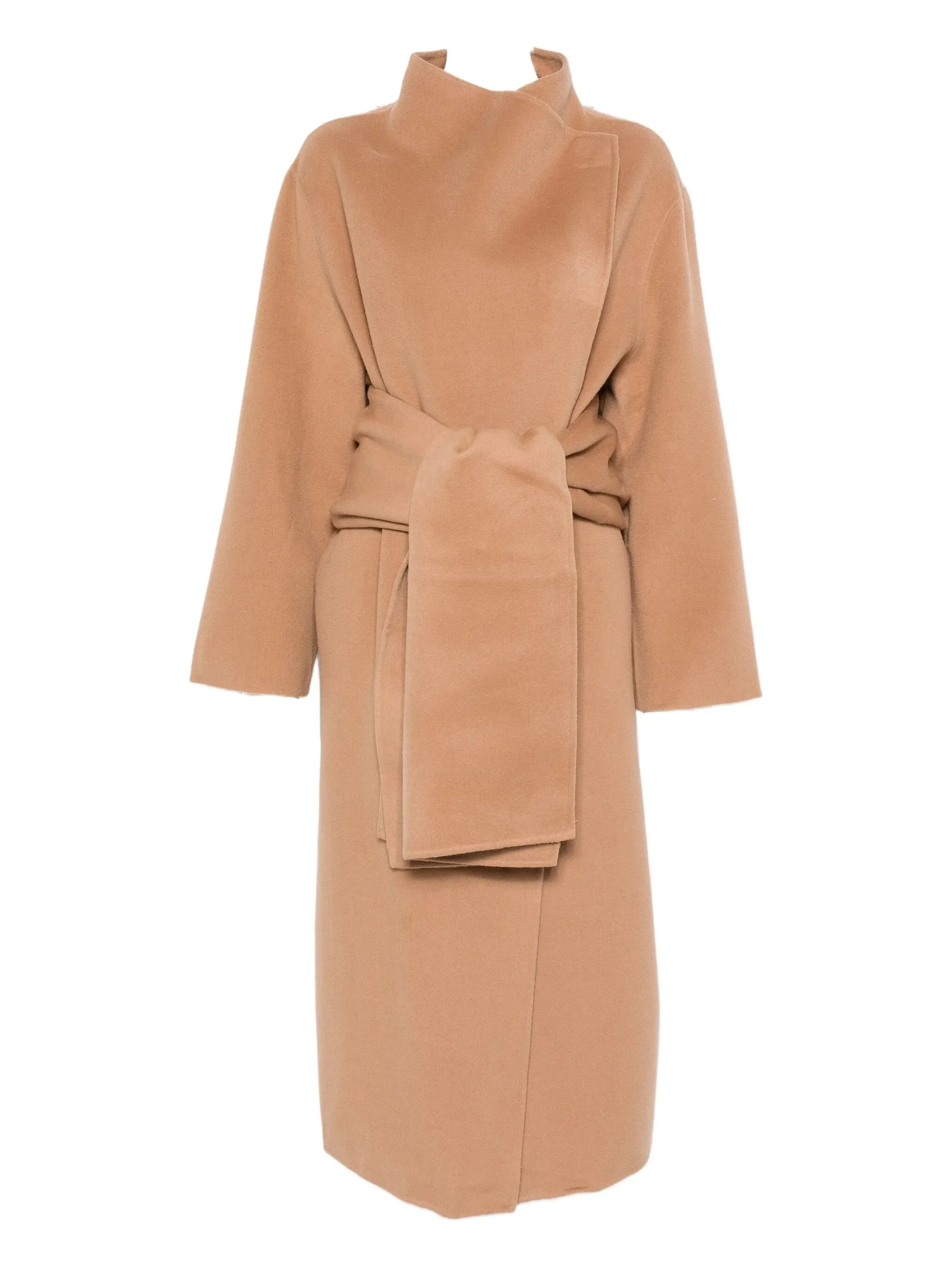 Aya Muse AYA MUSE MAXI COAT WITH SCARF BUTTERSCOTCH - 1