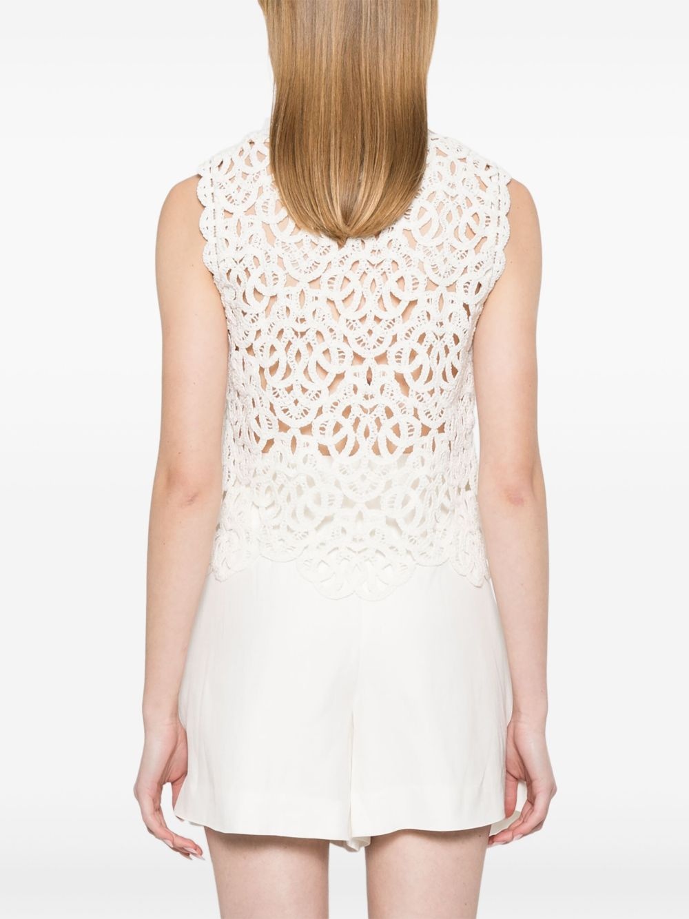 crochet-knit top - 4