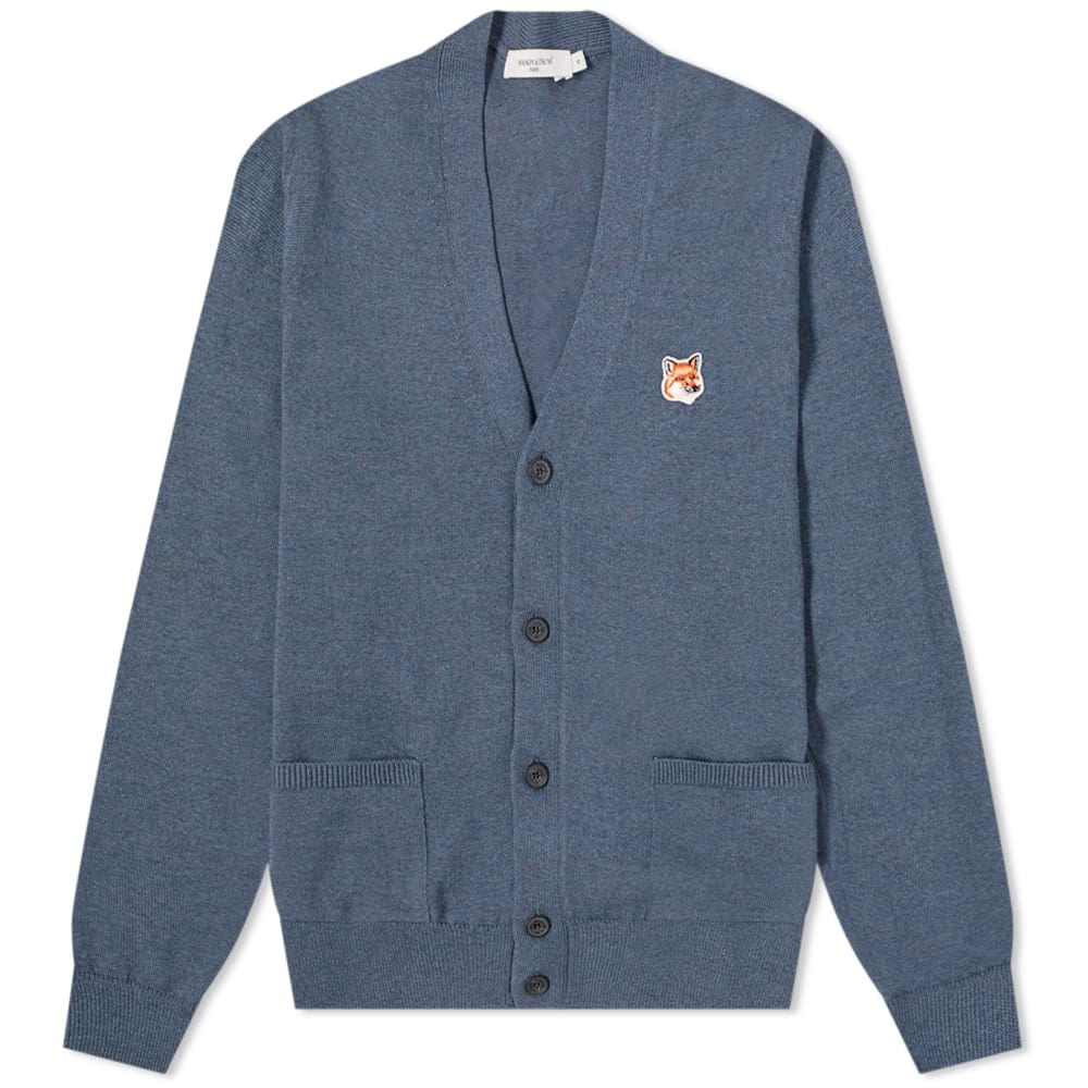 Maison Kitsuné Fox Head Patch Classic Cardigan - 1