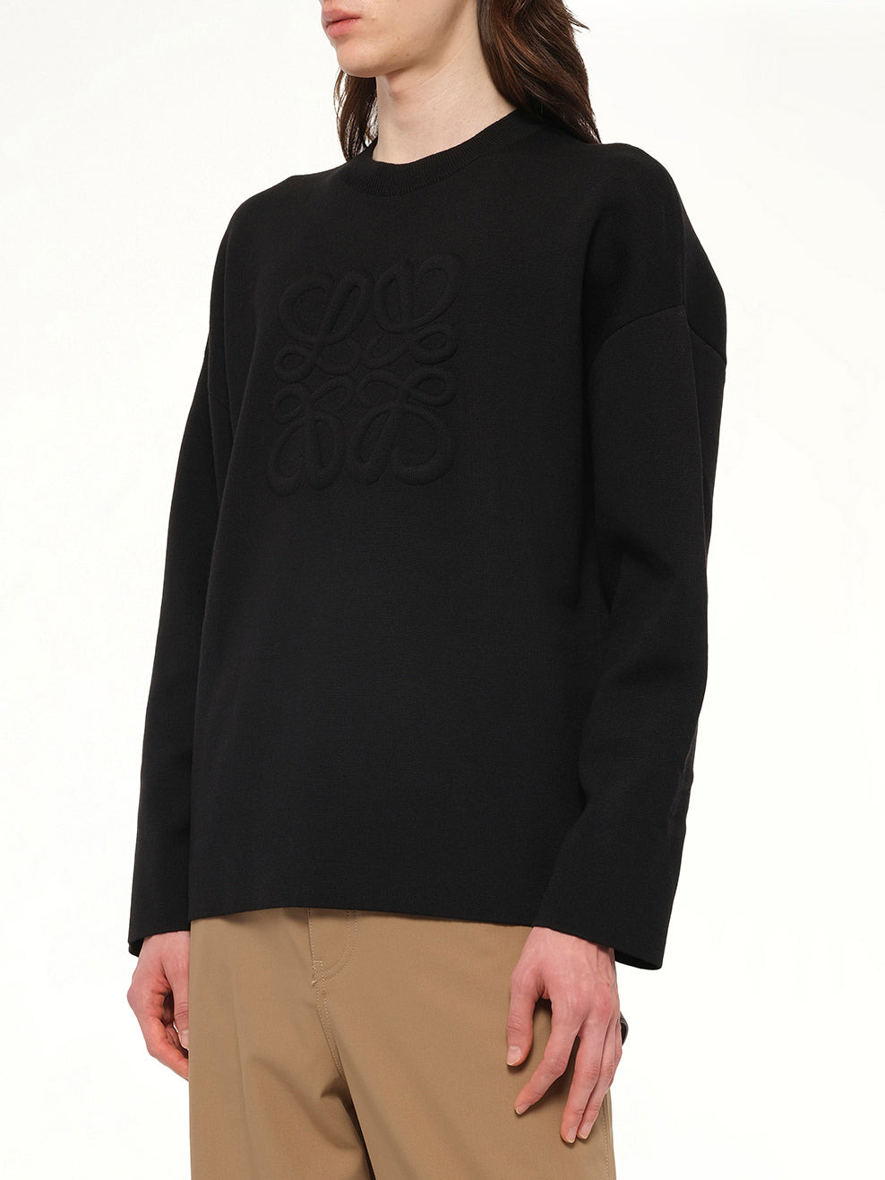 Anagram Sweater in Black - 6