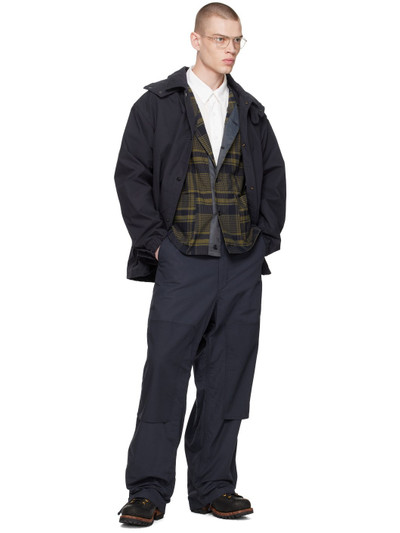 Engineered Garments Navy Hooded Jacket outlook