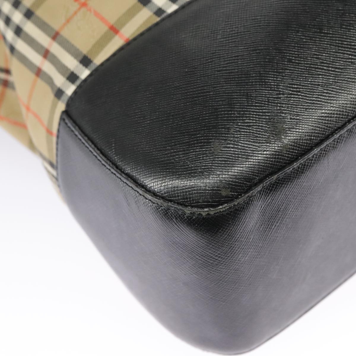 Burberry Nova Check Tote Bag Canvas Beige - 12