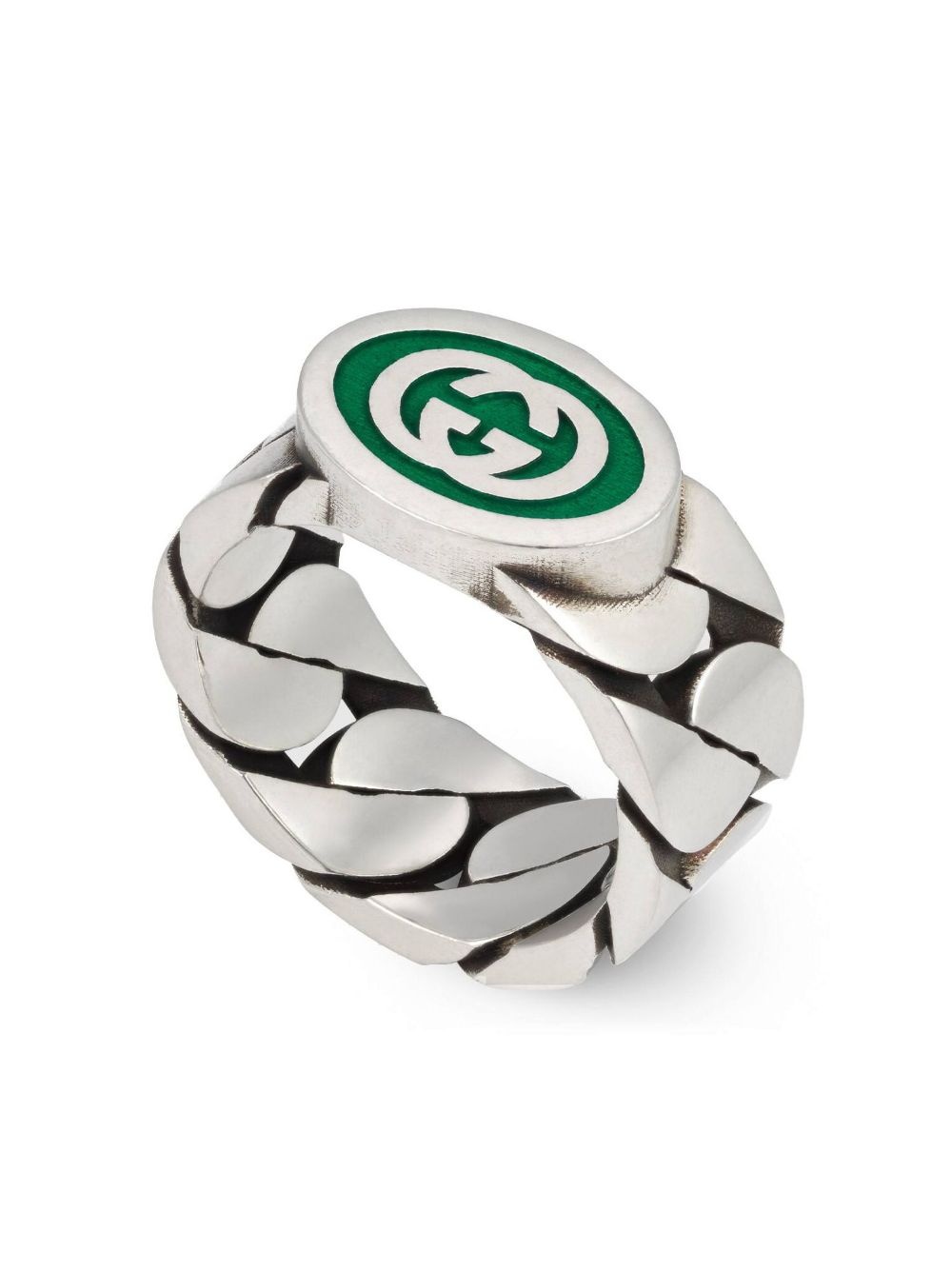 Interlocking G pull-on style ring - 3