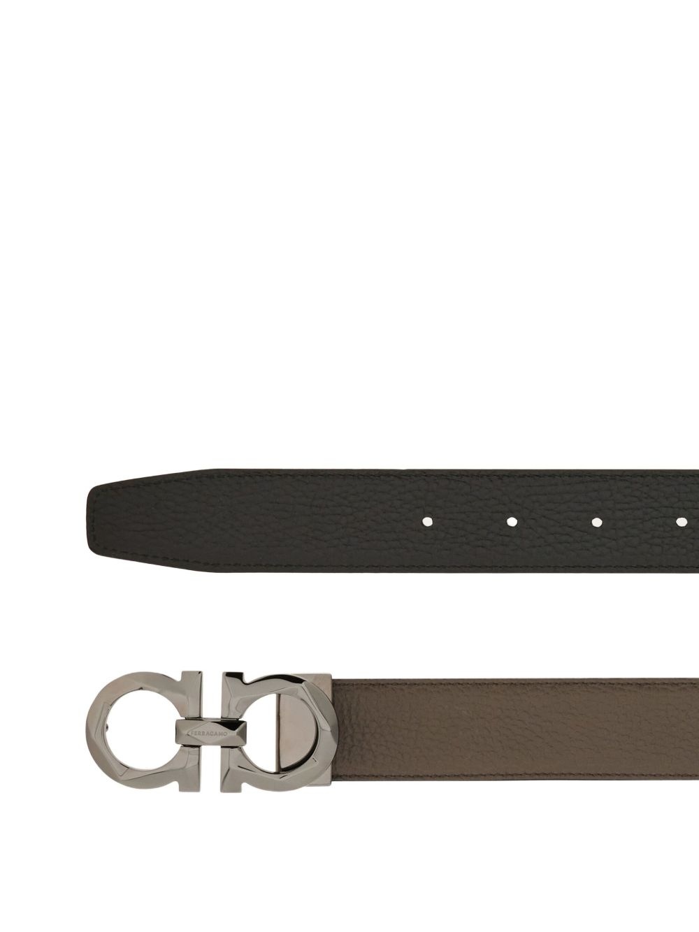 reversible leather belt - 2