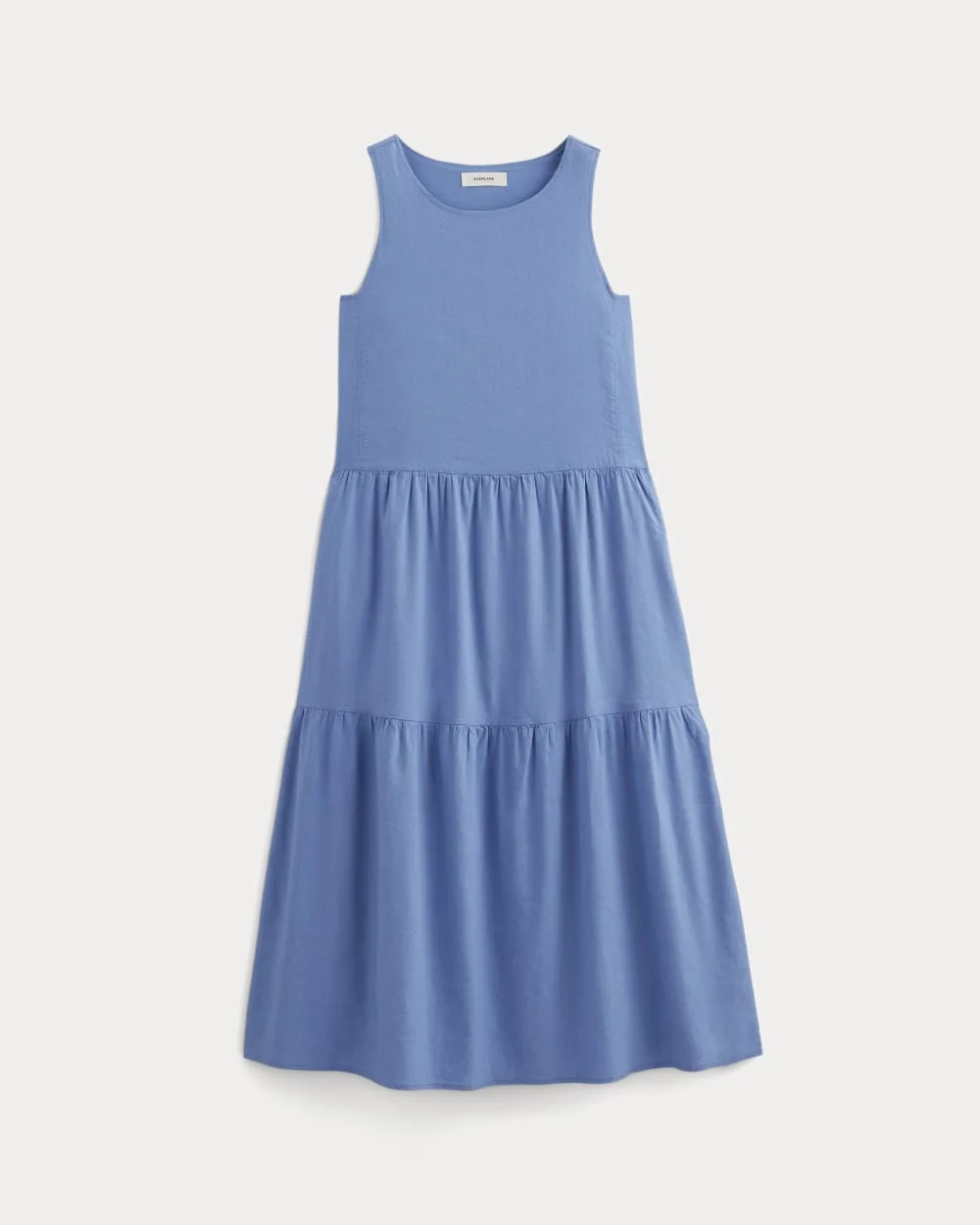 THE TIERED DRESS IN STRETCH LINEN - 1