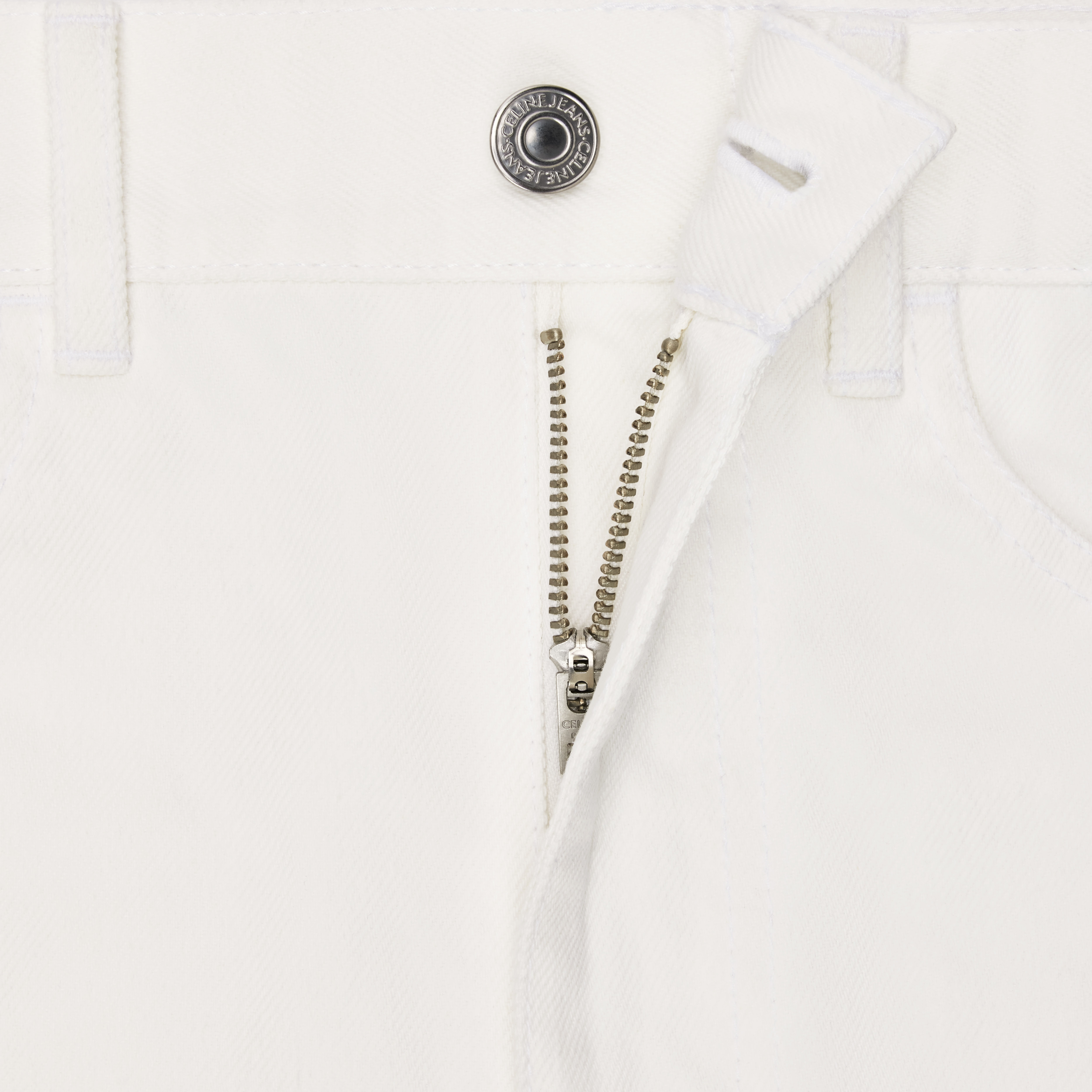FLARED SURF JEANS IN OPTIC WHITE WASH DENIM - 4