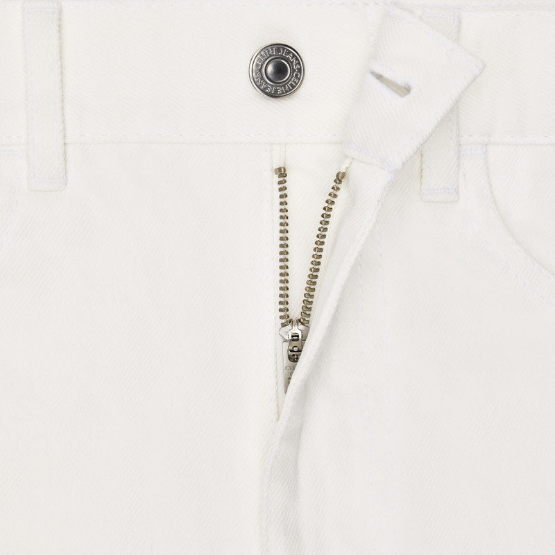 FLARED SURF JEANS IN OPTIC WHITE WASH DENIM 4