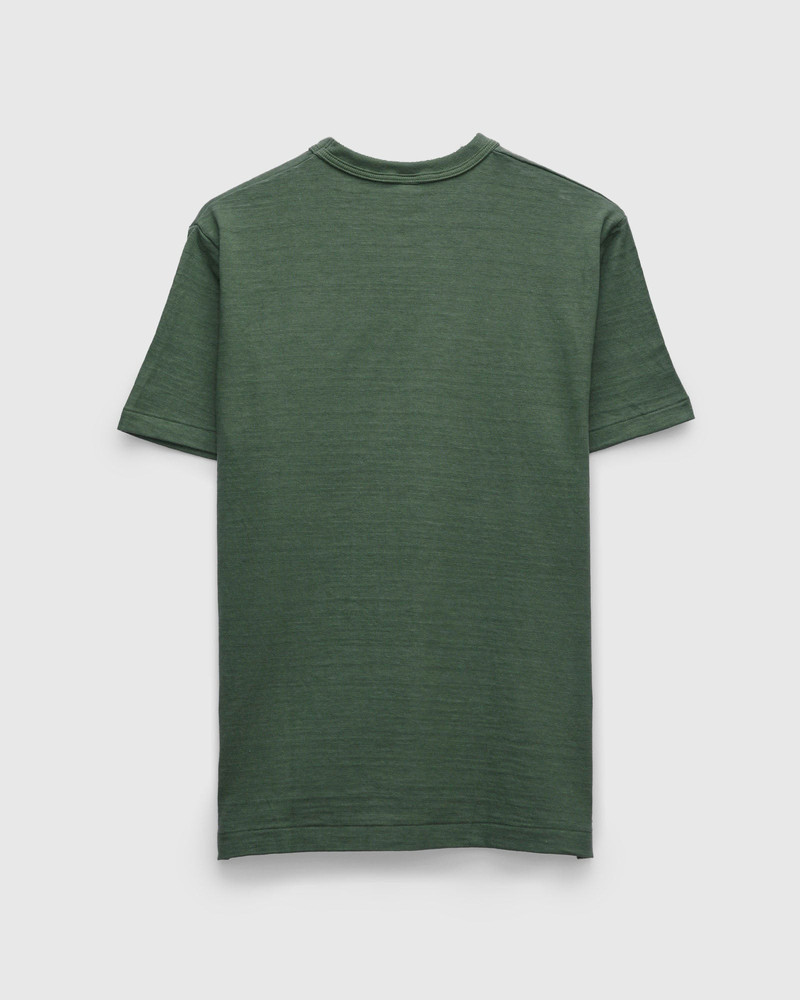 Warehouse & Co. 4601 Loopwheel Tee in Green outlook
