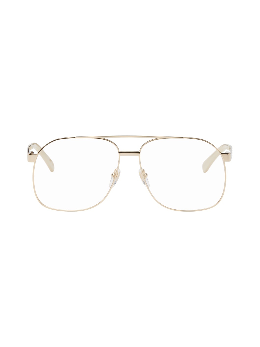 Gold Aviator Glasses - 1