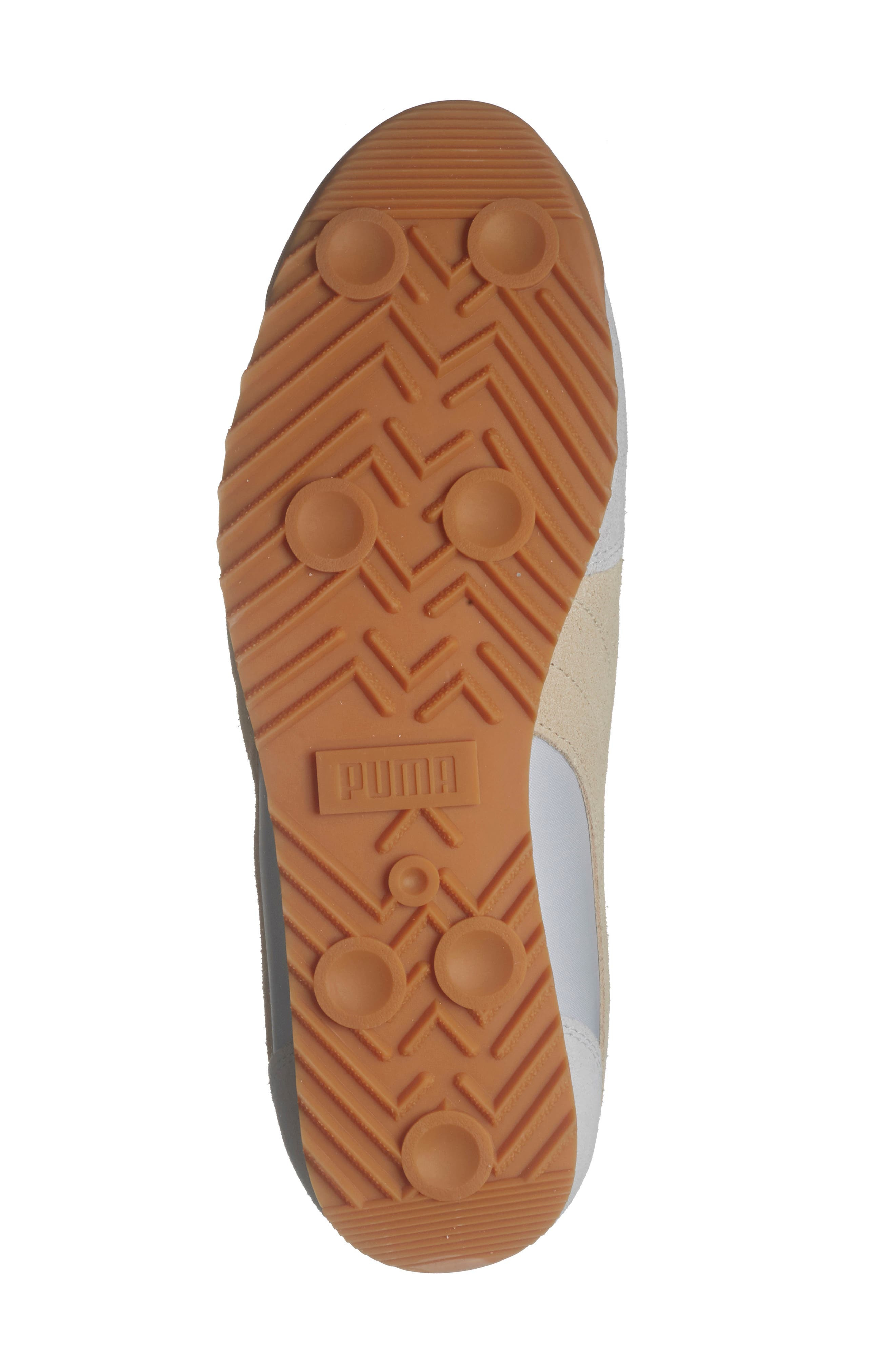 PUMA Arizona Nylon Sneaker in Silver Mist/Canvas/Puma Gold at Nordstrom - 6