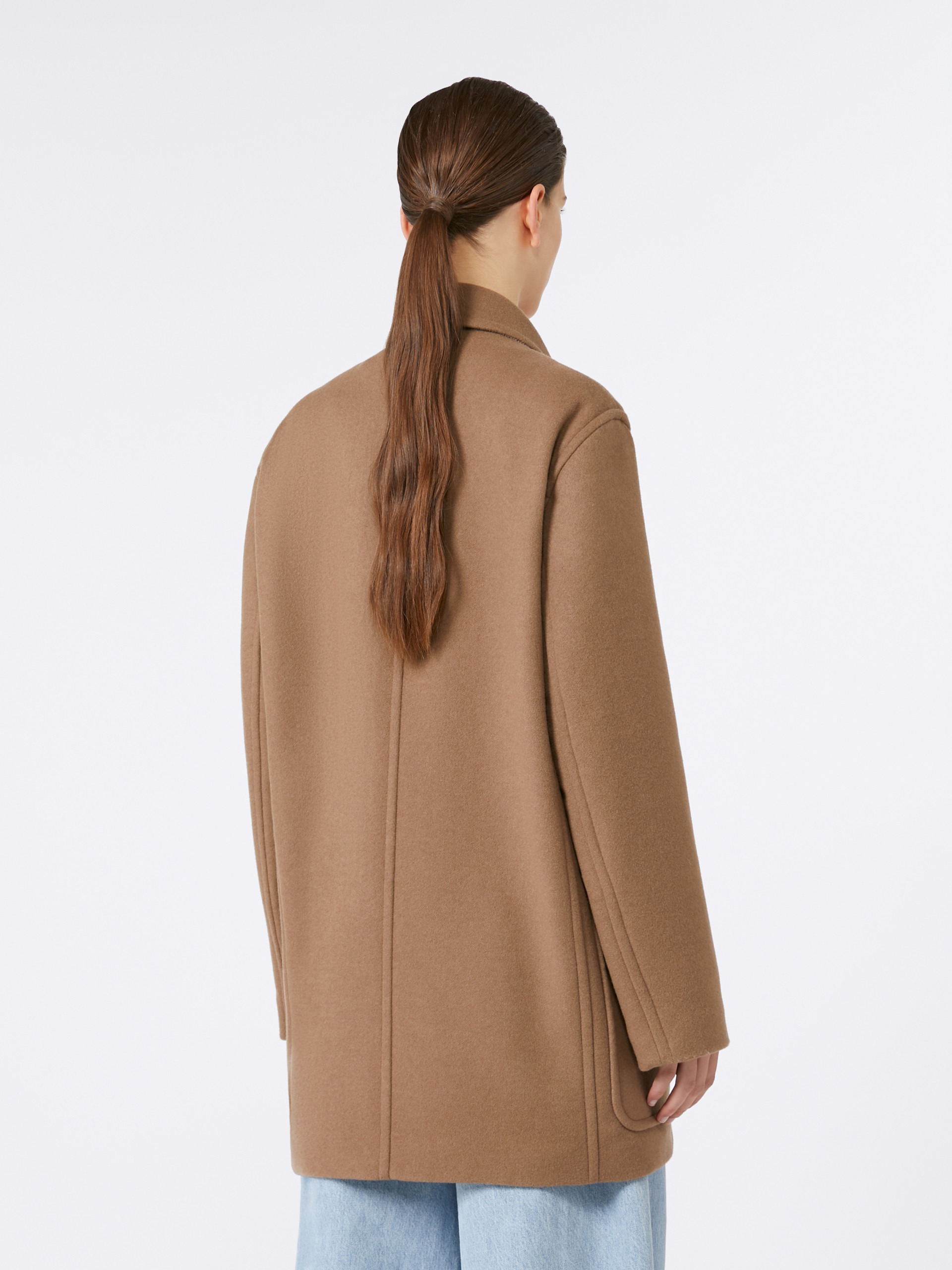 DELETTA Wool and cashmere cloth heavy jacket - 4