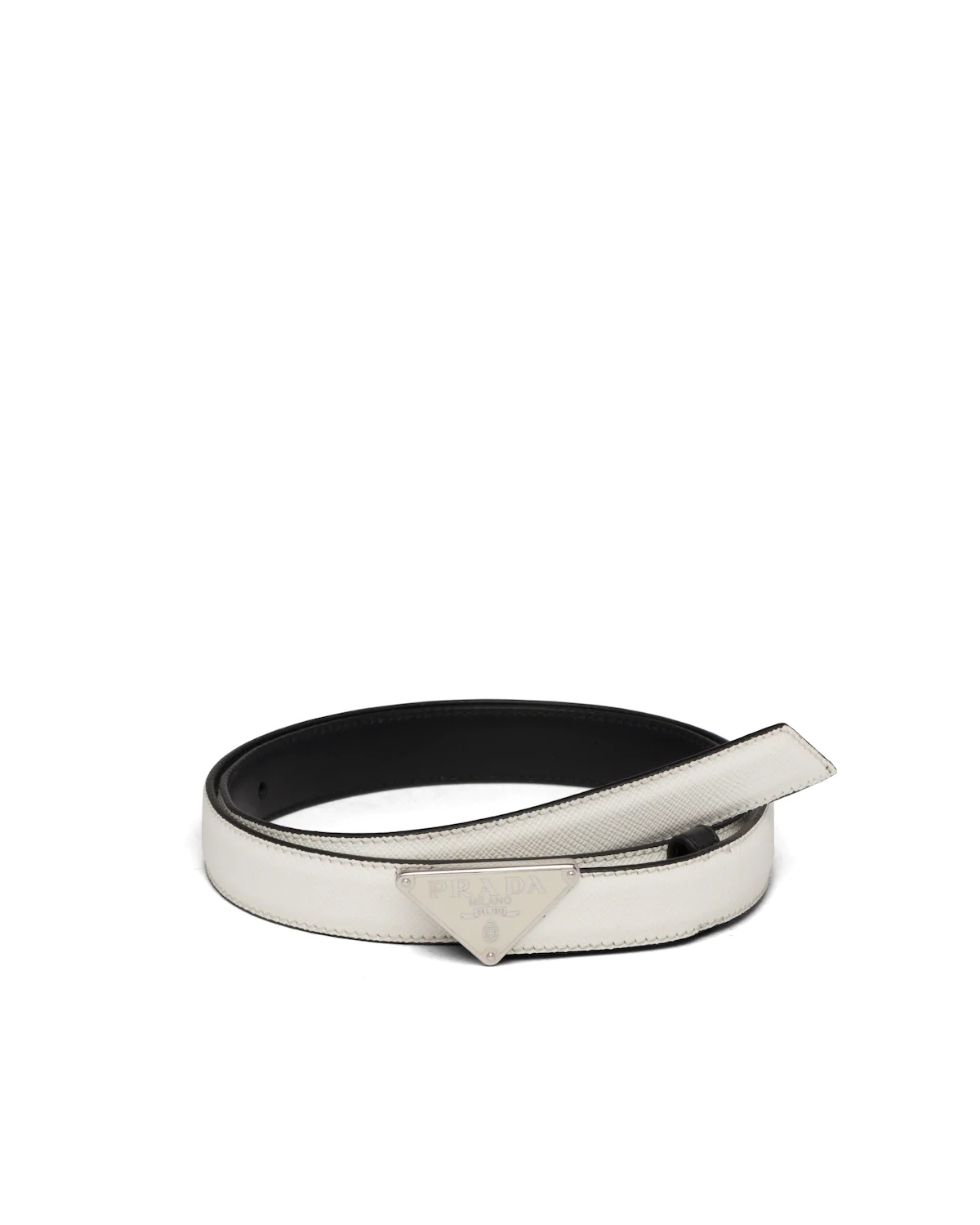 Saffiano leather belt - 1