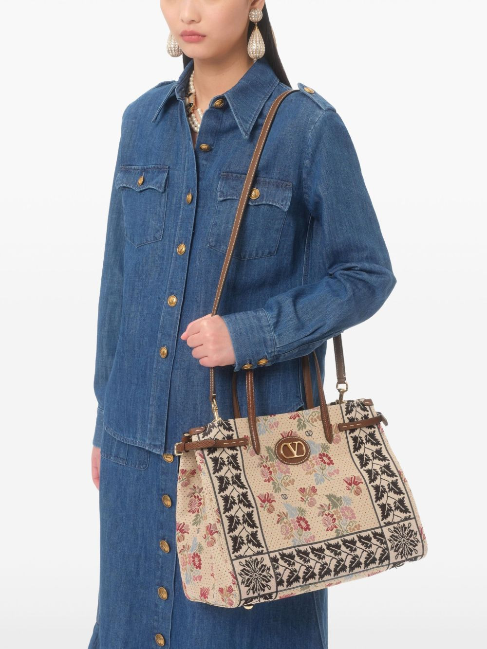 medium Antibes tote bag - 3