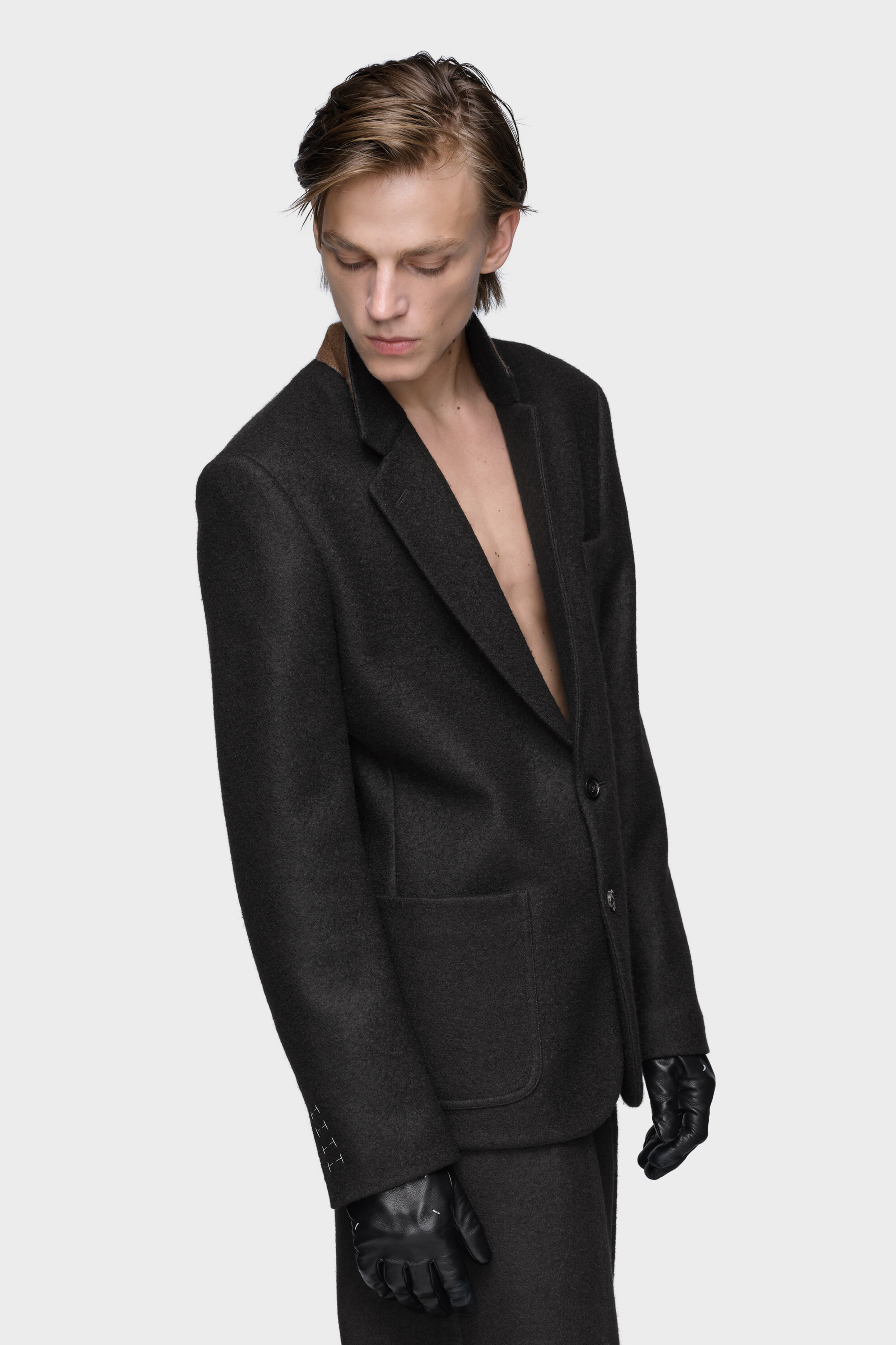Felted wool jacket - 3