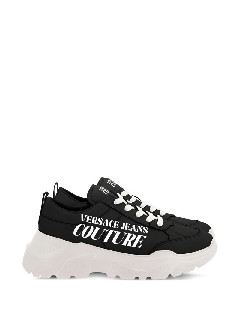 logo-lettering sneakers 1