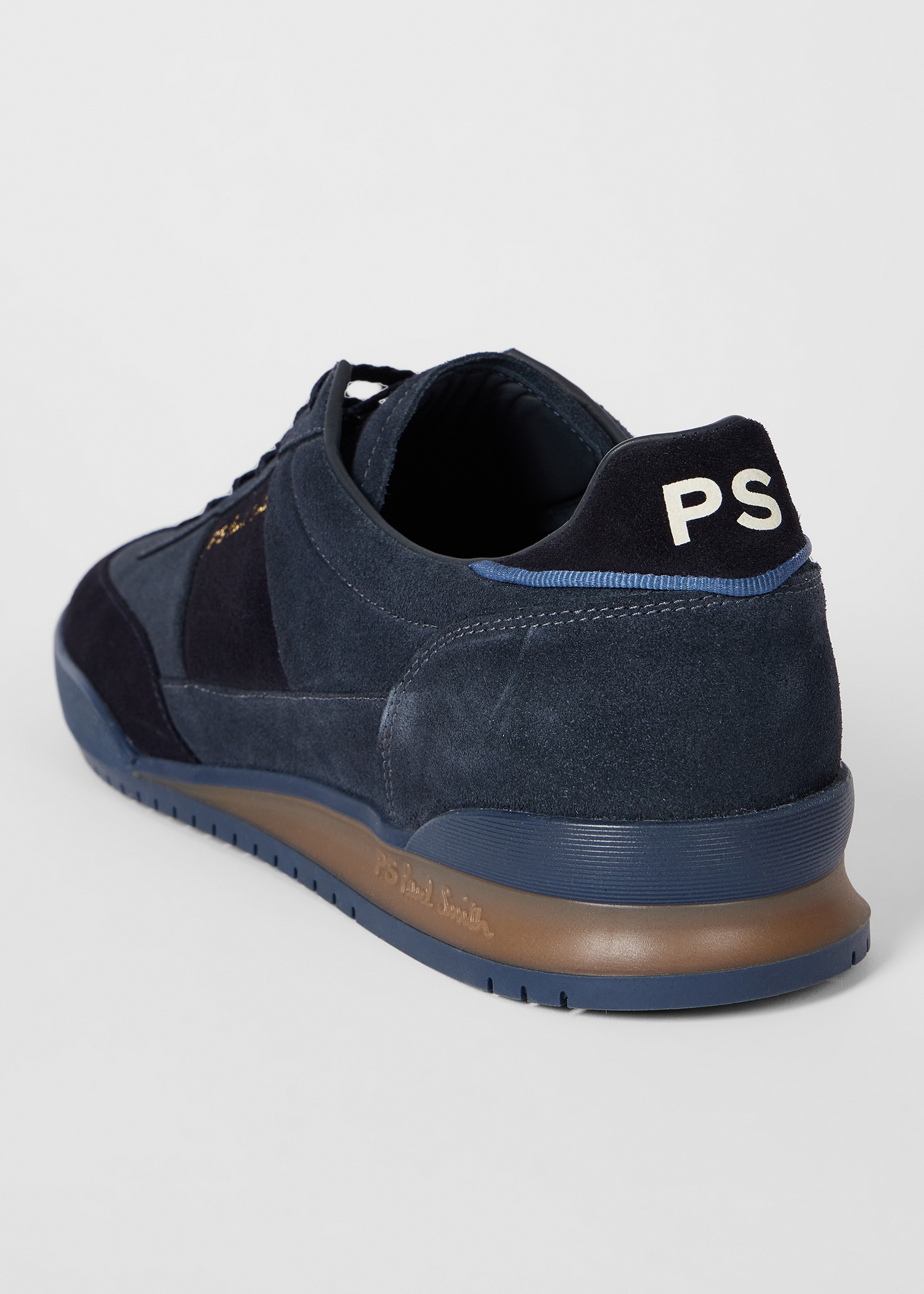 Navy Suede 'Dover' Trainers - 4