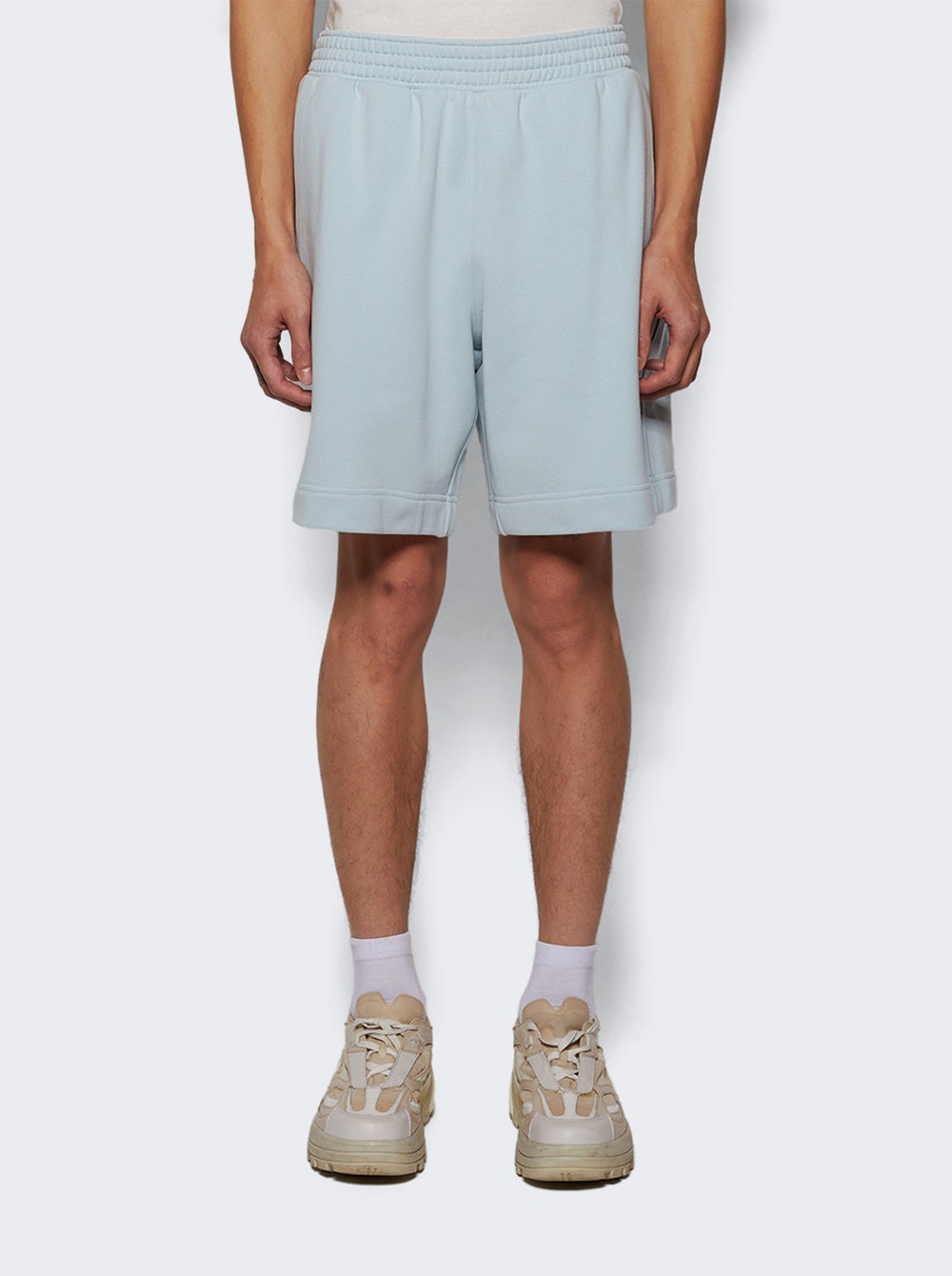 Fleece Bermuda Shorts Sky Blue - 3