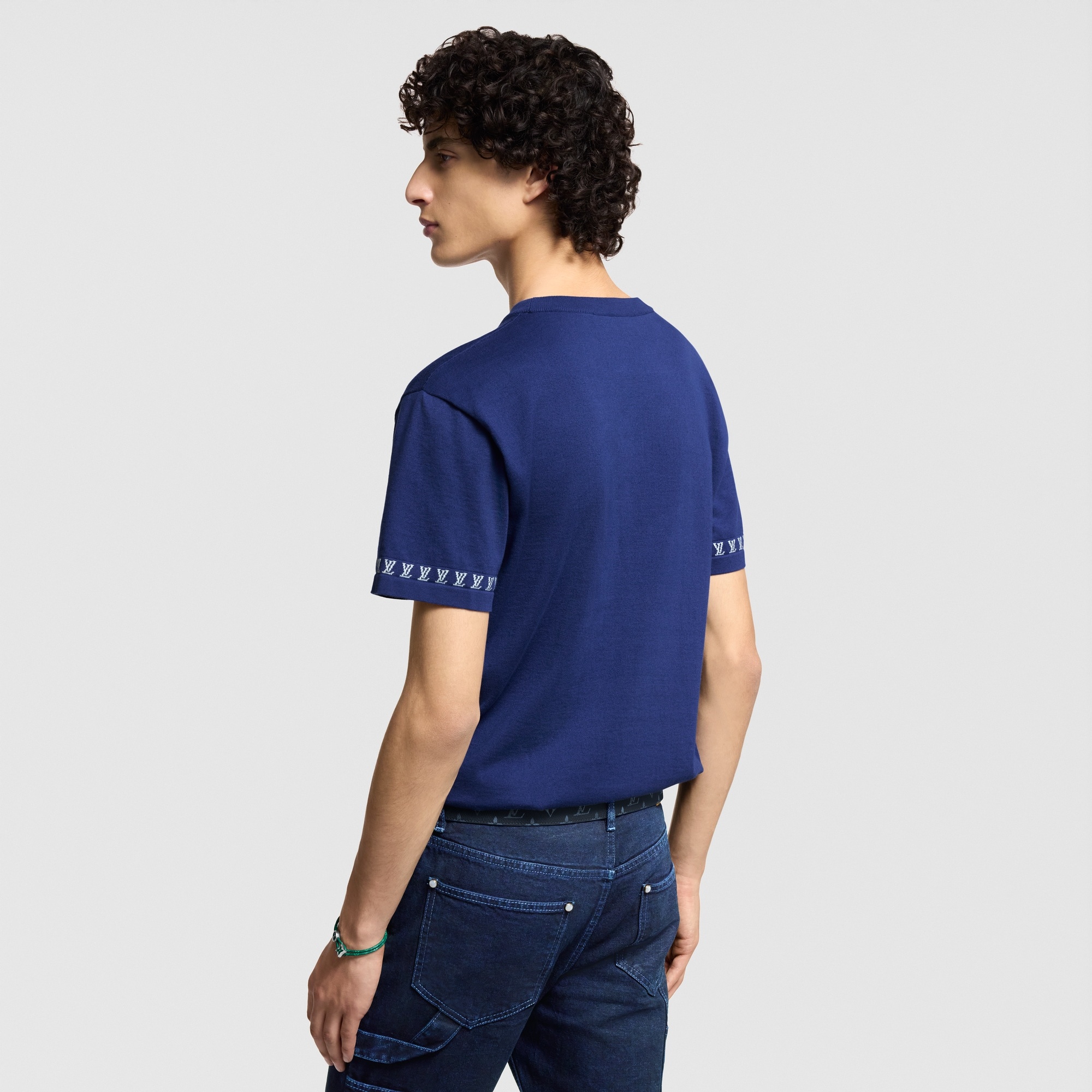 Signature Short-Sleeved Cotton Crewneck - 5