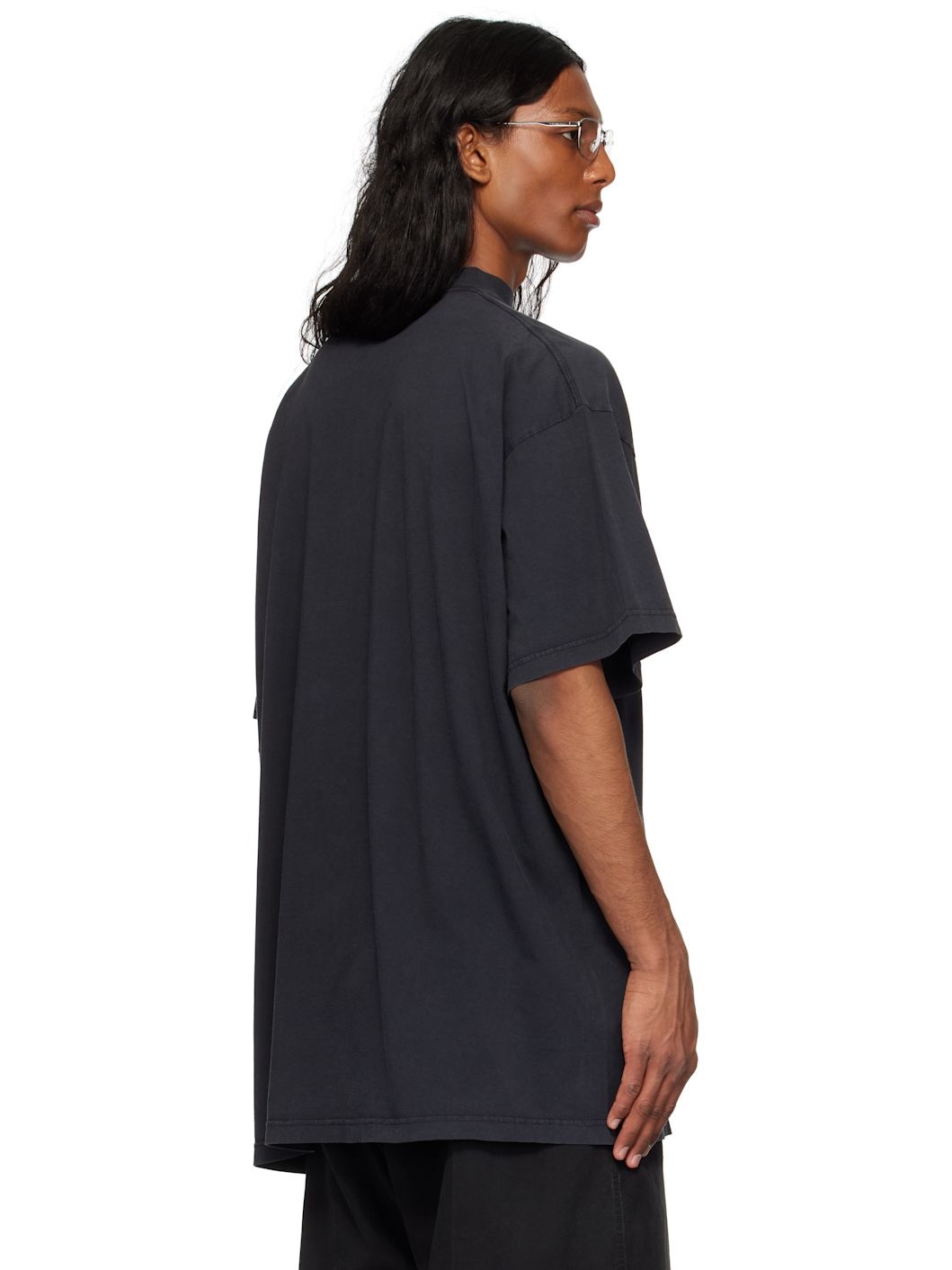 Black 'Getaria' Oversized T-shirt - 3