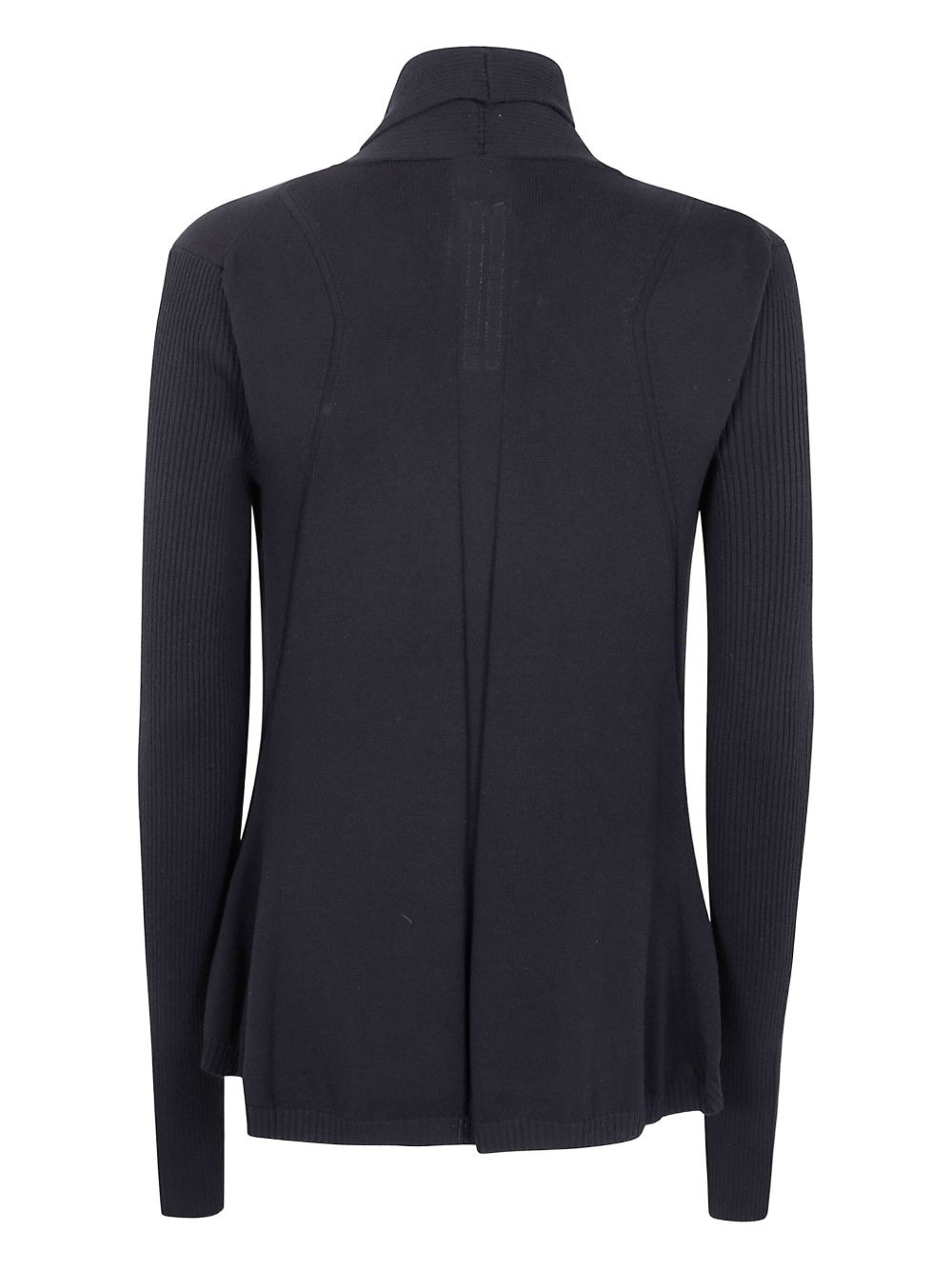 ribbed open-front cardigan - 2