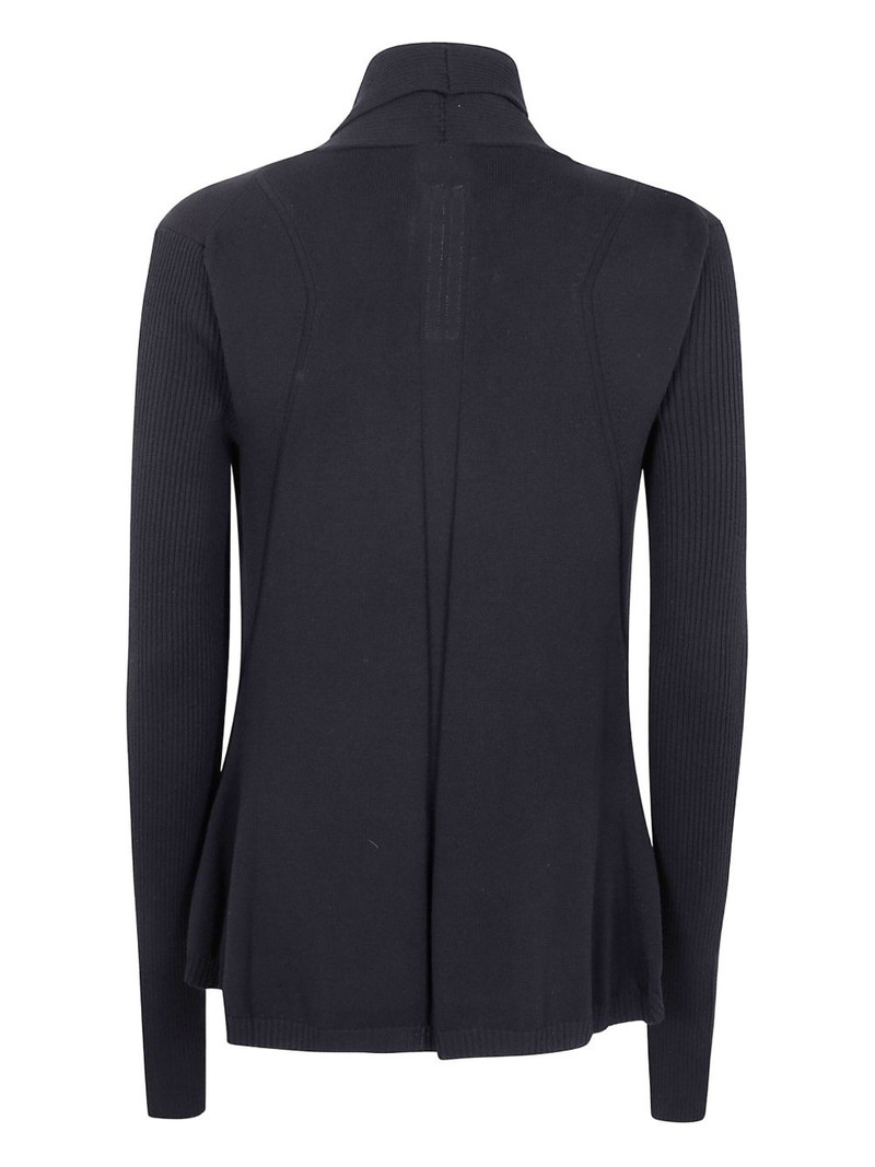 Rick Owens ribbed open-front cardigan outlook