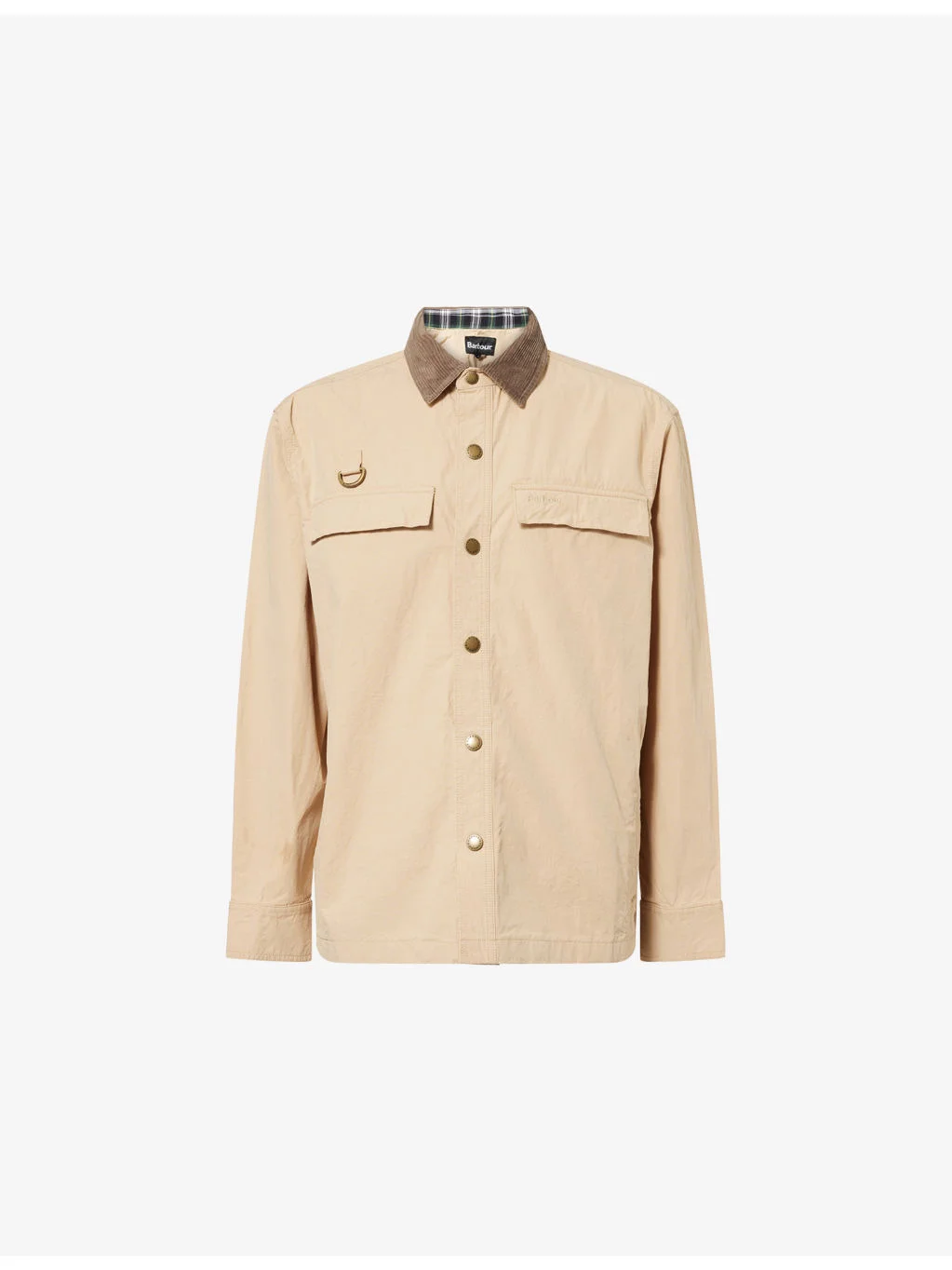 Spey Collared Cotton-Poplin Overshirt - 1