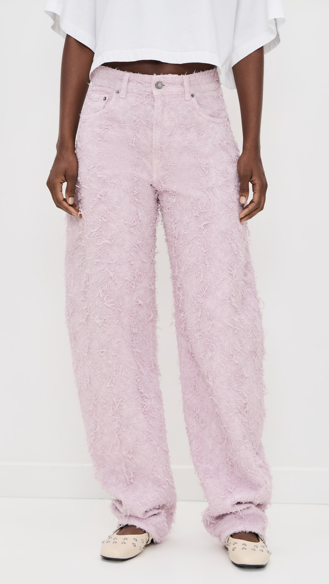 Bibi Fur Denim Jeans - 2