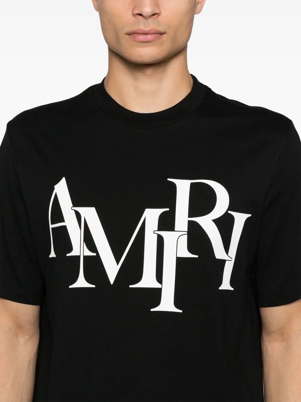 AMIRI - Men Staggered Logo Tee - 3