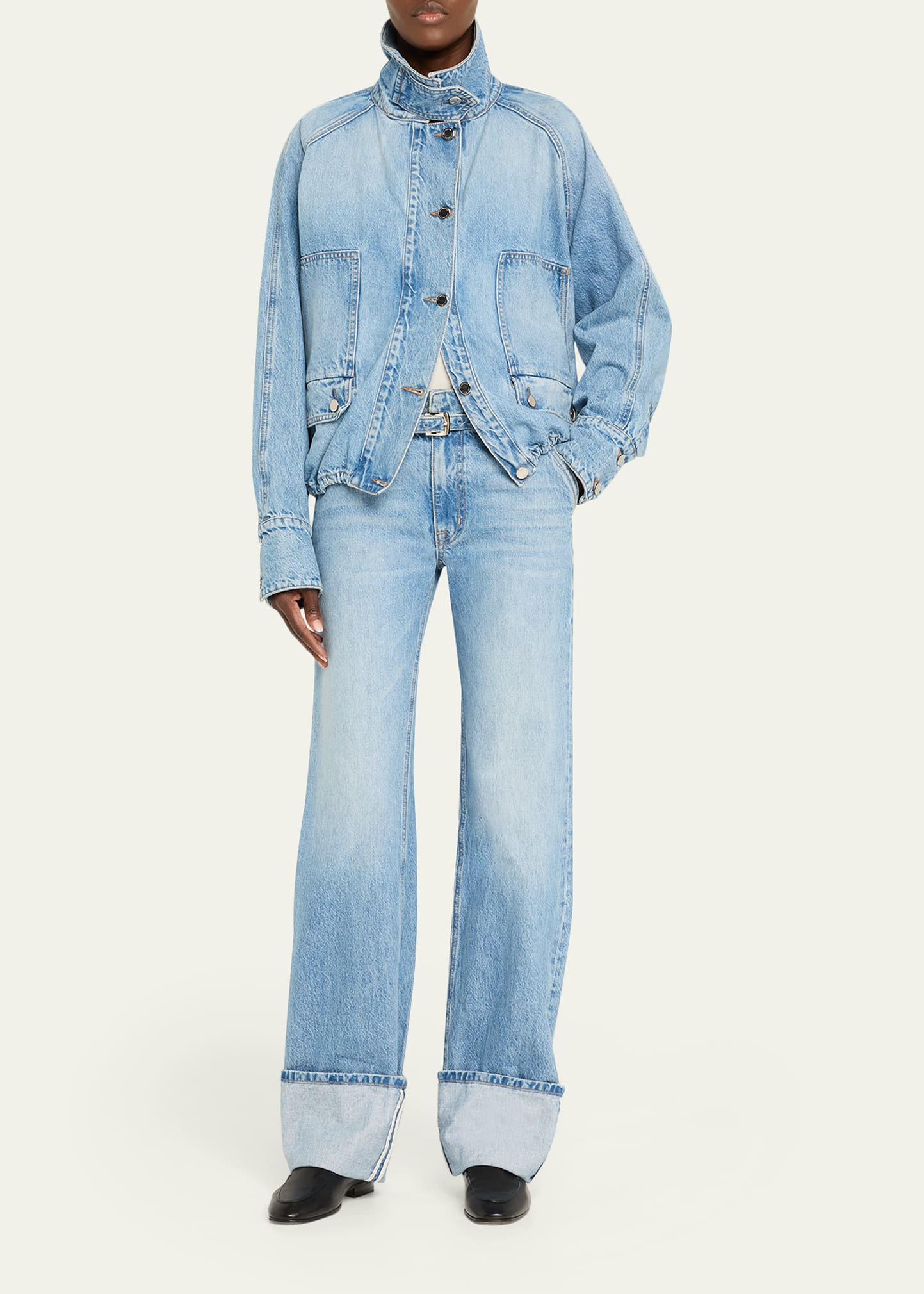 Harper Denim Balloon Jacket - 2