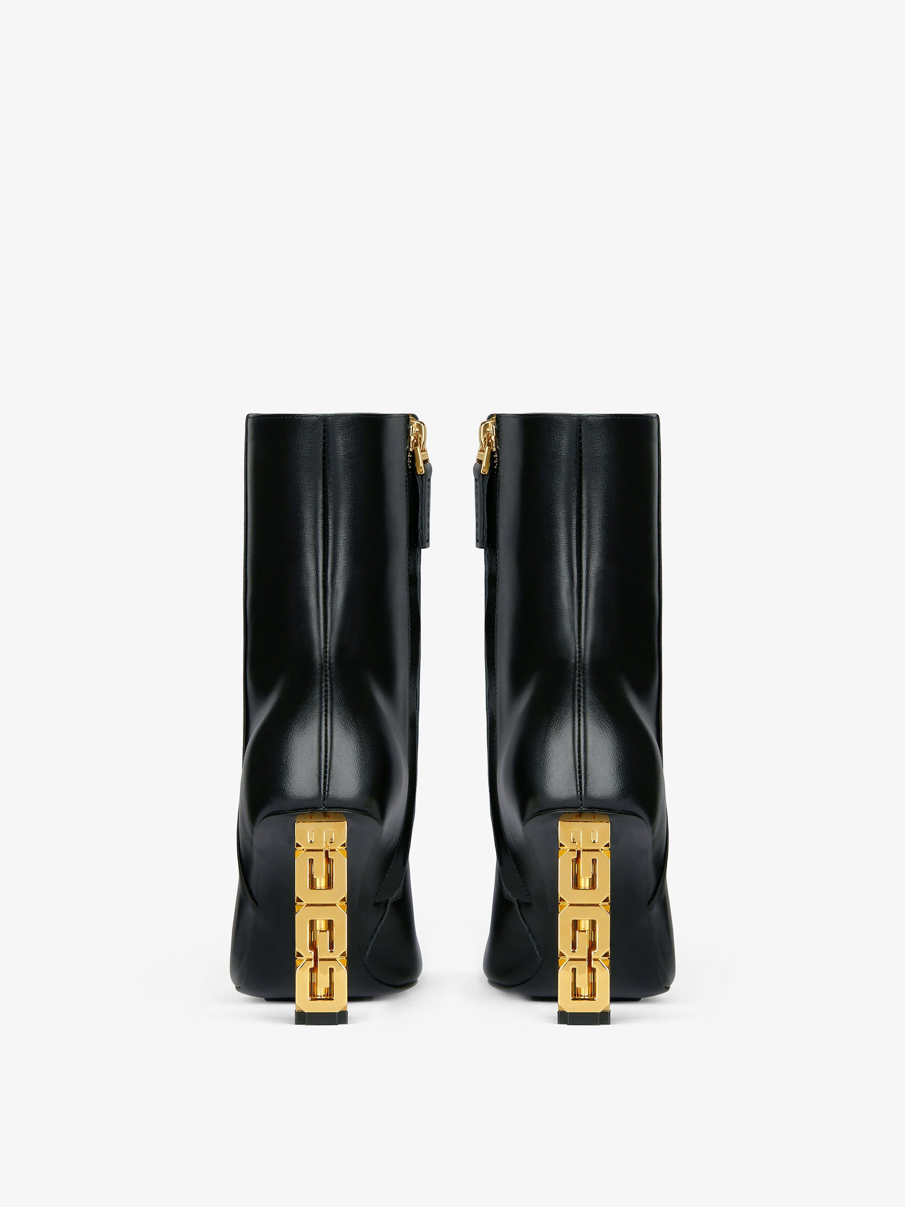 G CUBE ANKLE BOOT IN BOX LEATHER - 5