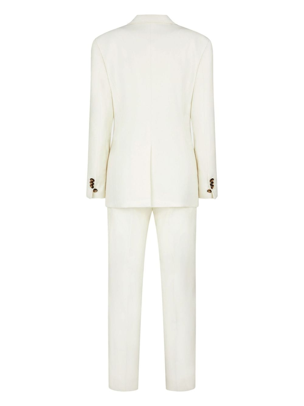 double-breast notched-lapel suit - 2