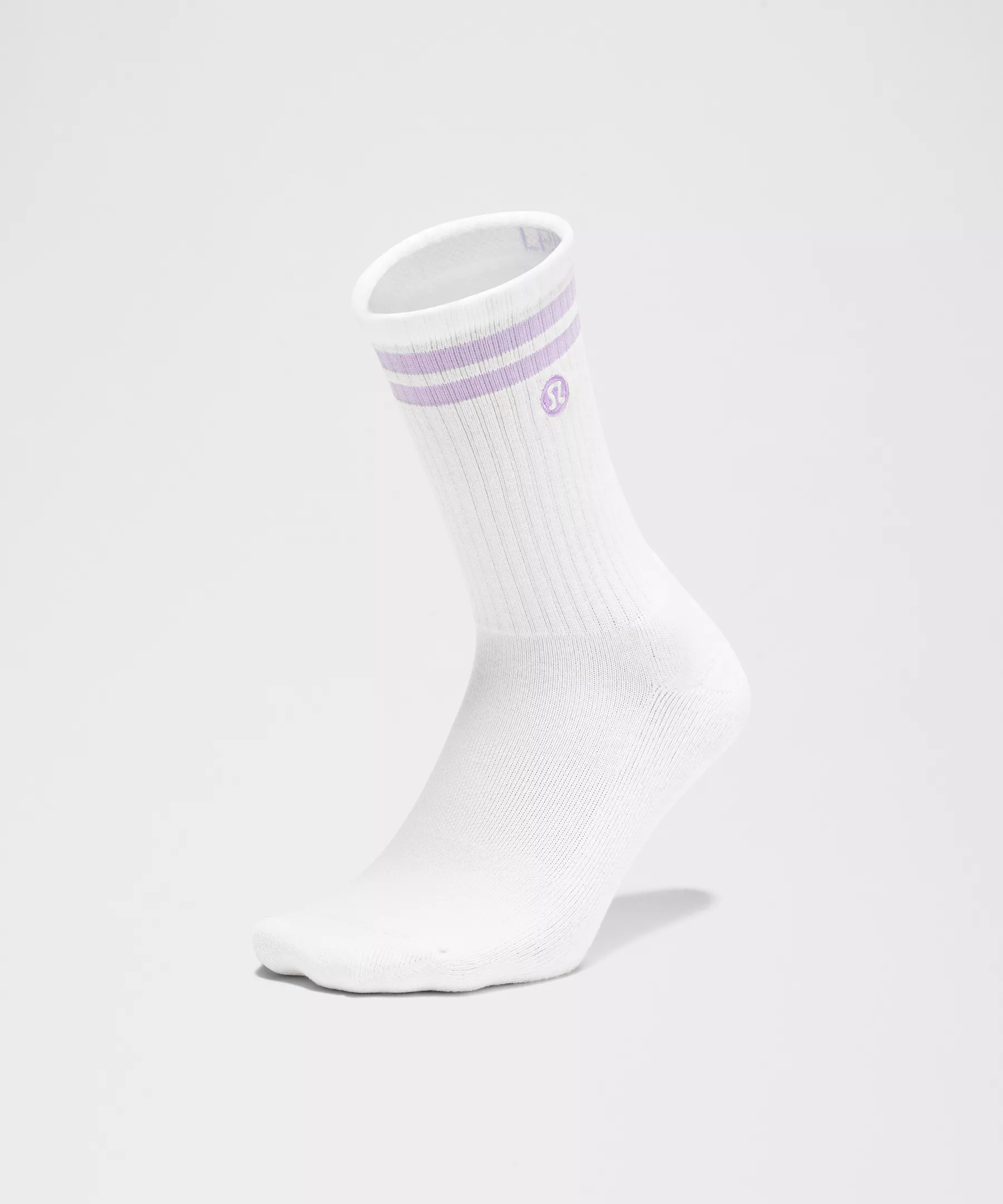 Unisex Daily Essential Crew Socks 3 Pack *Stripe - 3